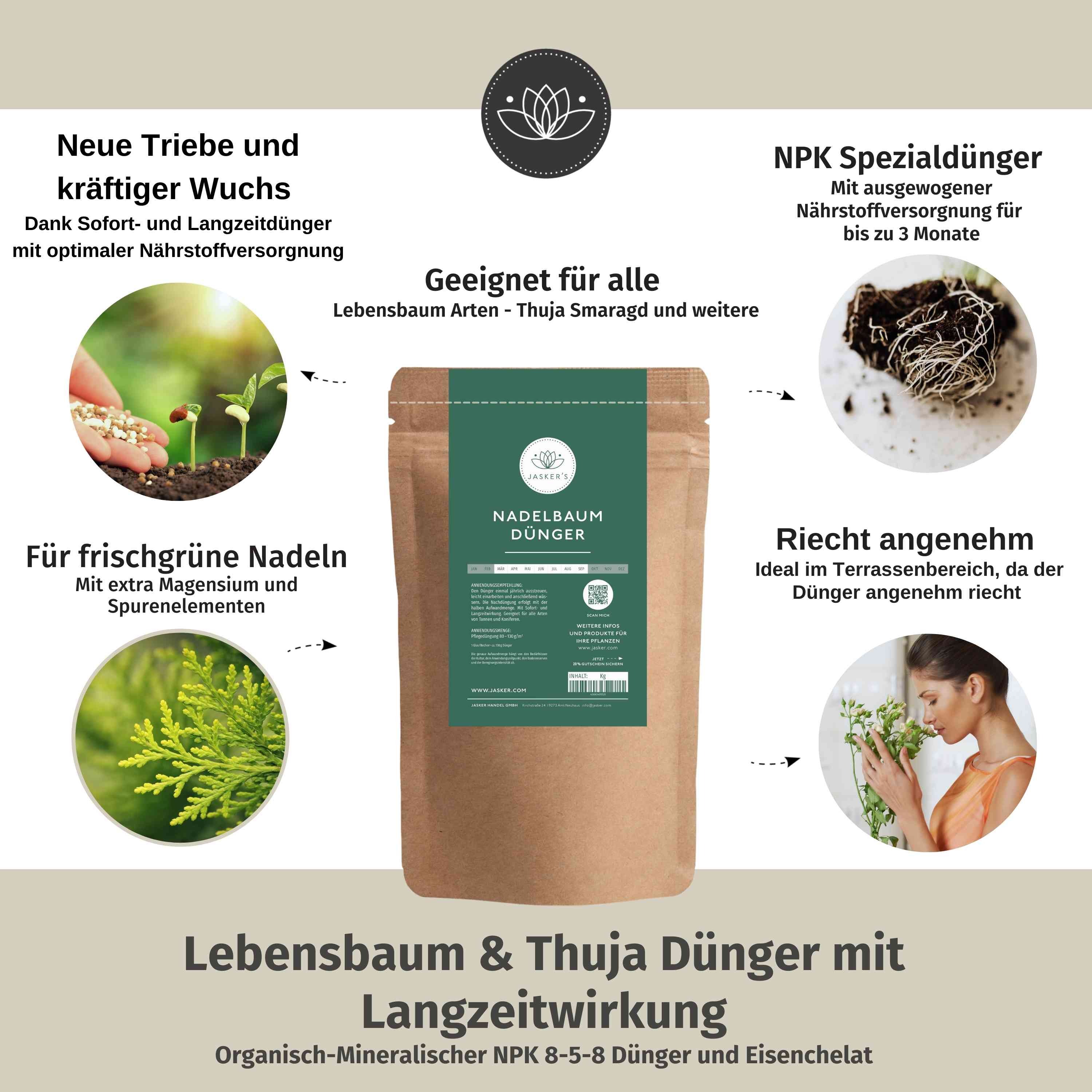 Thuja Dünger - 900g ca. 15m