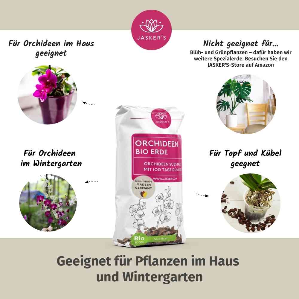 SPARSET: Orchideenerde 10 L + 250 ML Orchideendünger