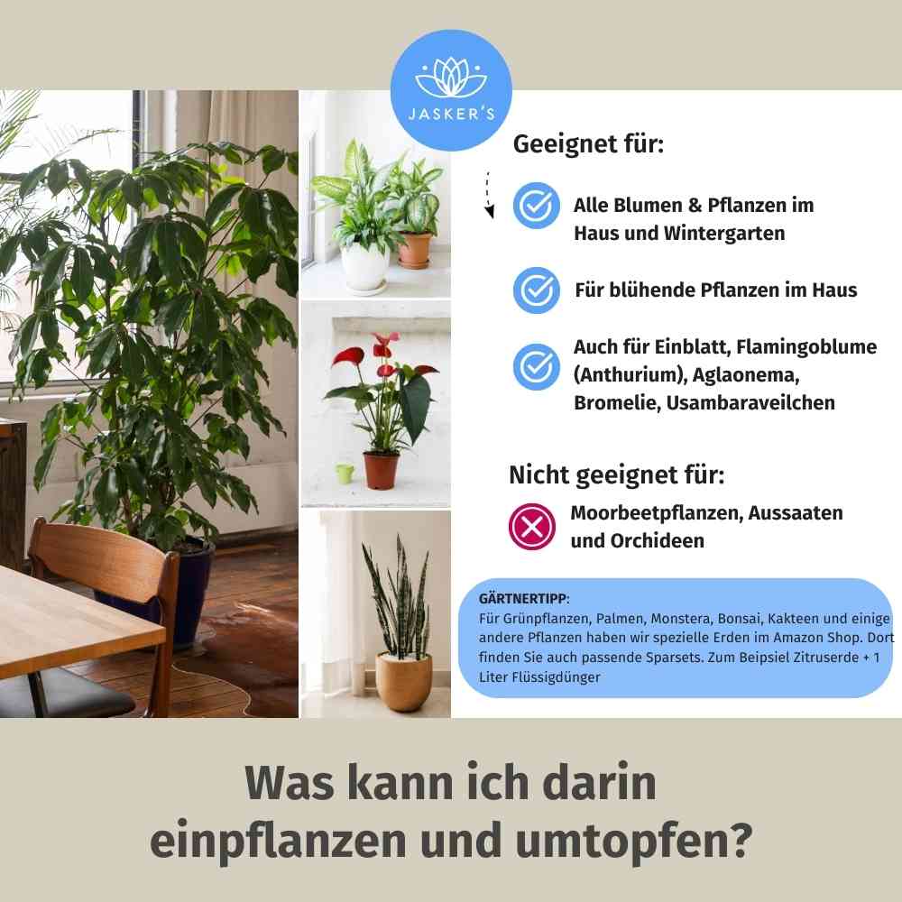 Zimmerpflanzenerde mit Dünger 50 L