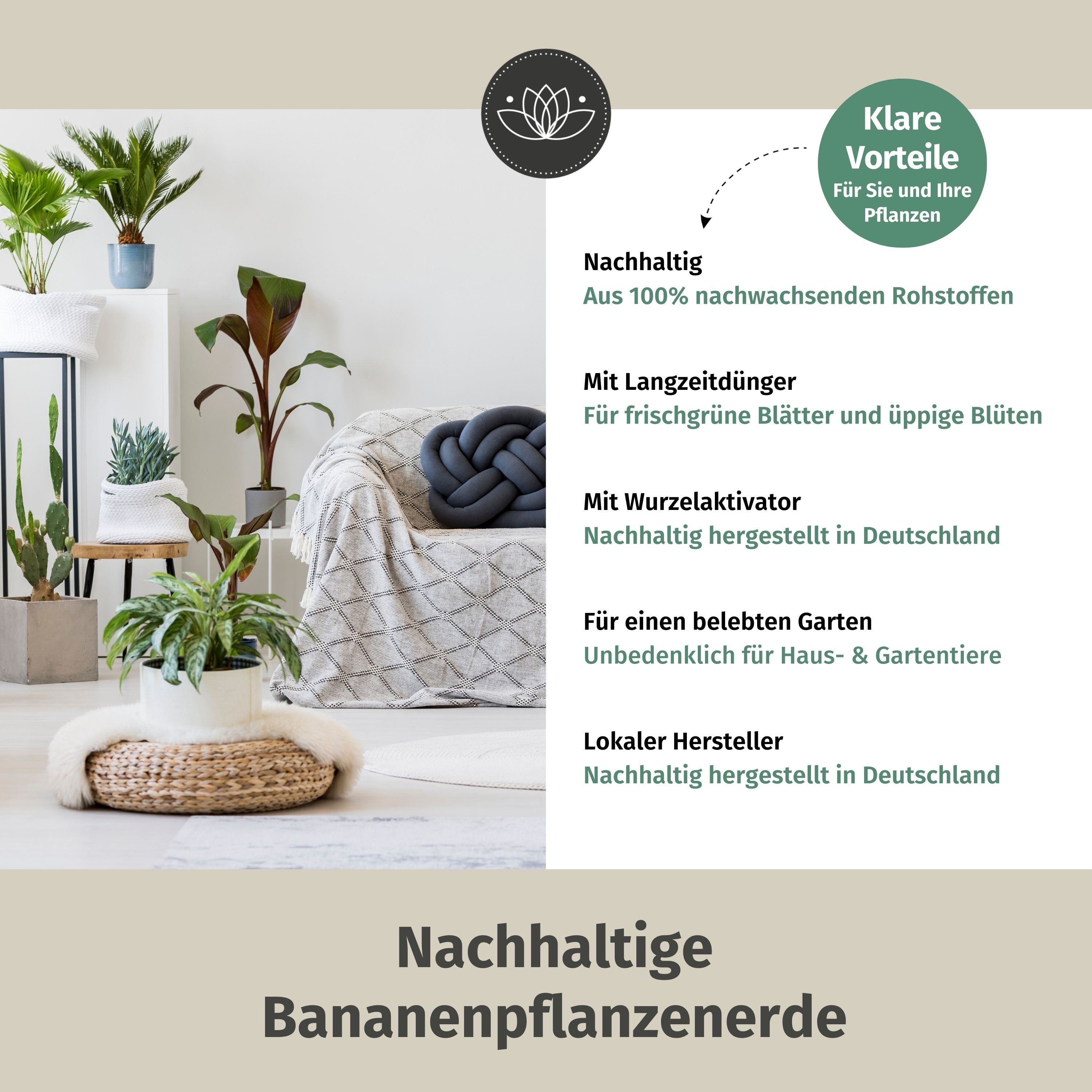 Bananenpflanzen Erde - 5L