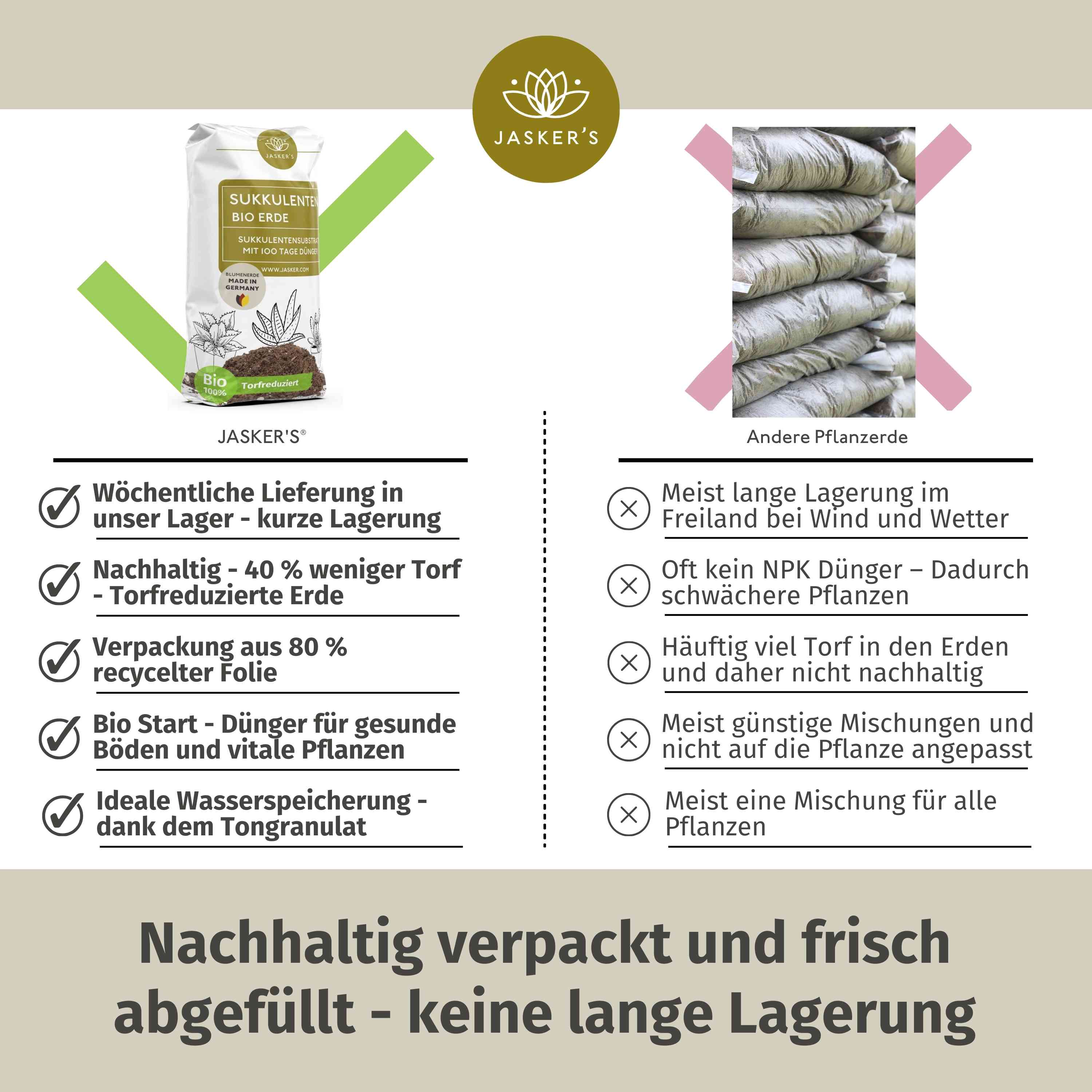 Sukkulentenerde 40 L mit Dünger