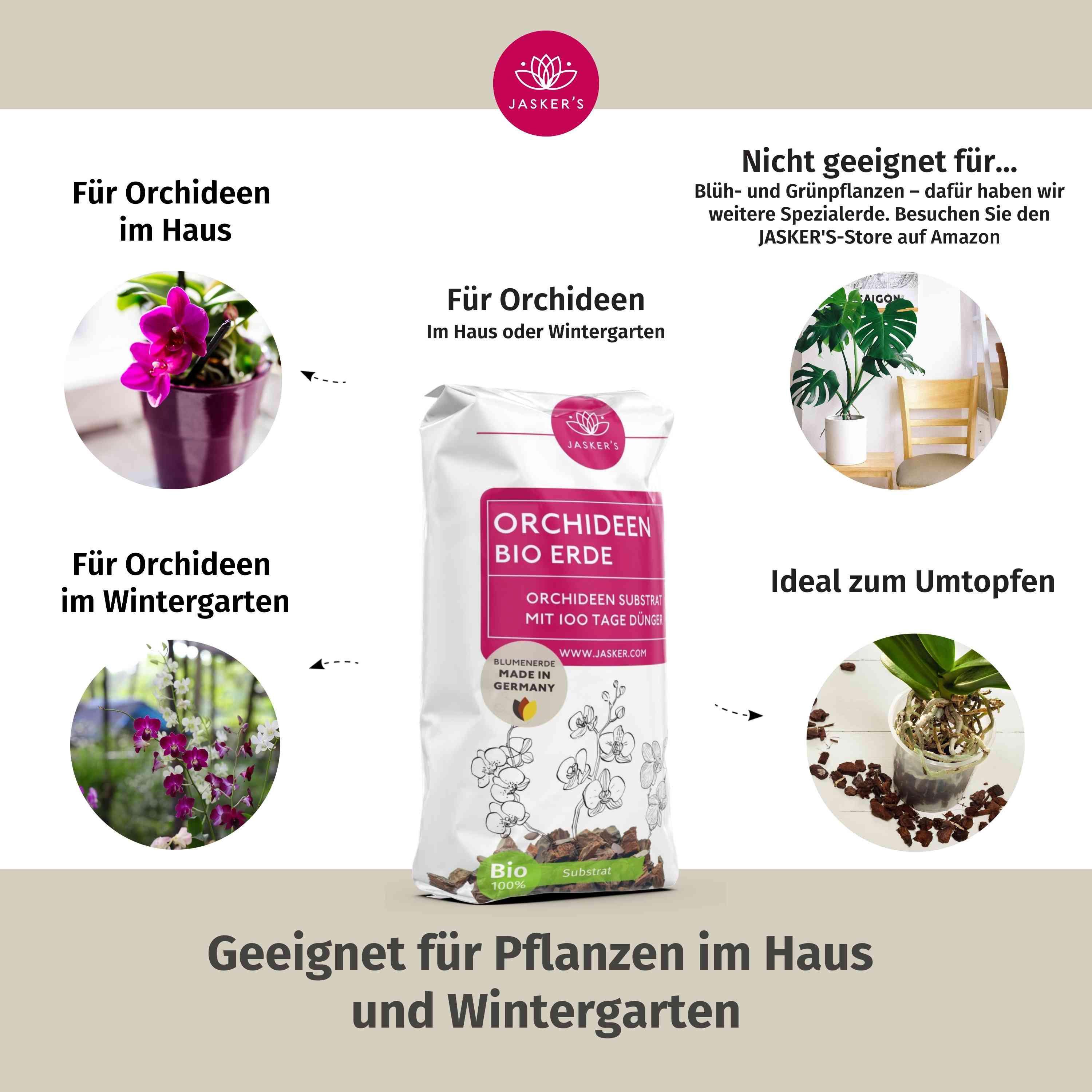 Orchideenerde 5 L - Erde für Orchideen