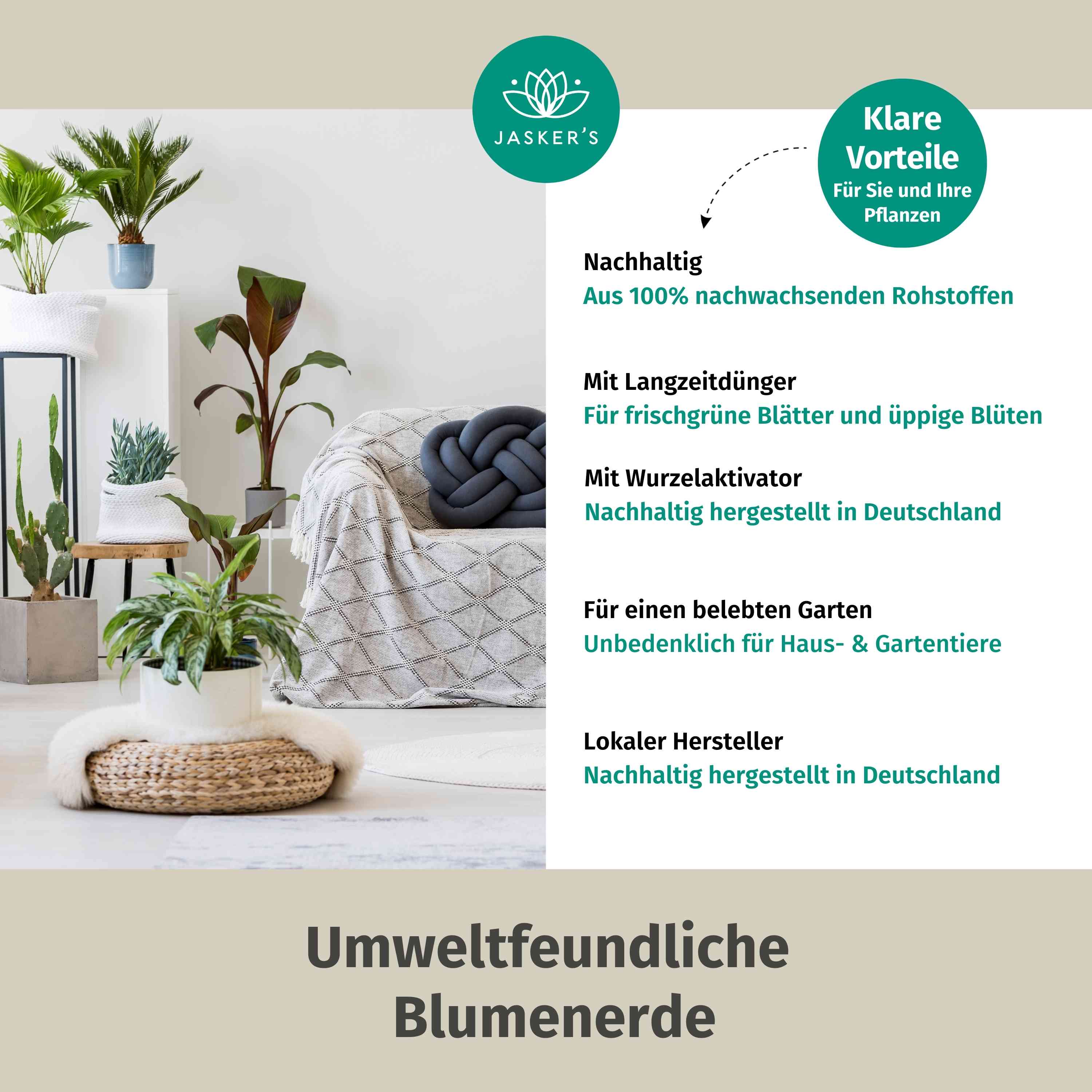 Blumenerde Bio 80 Liter