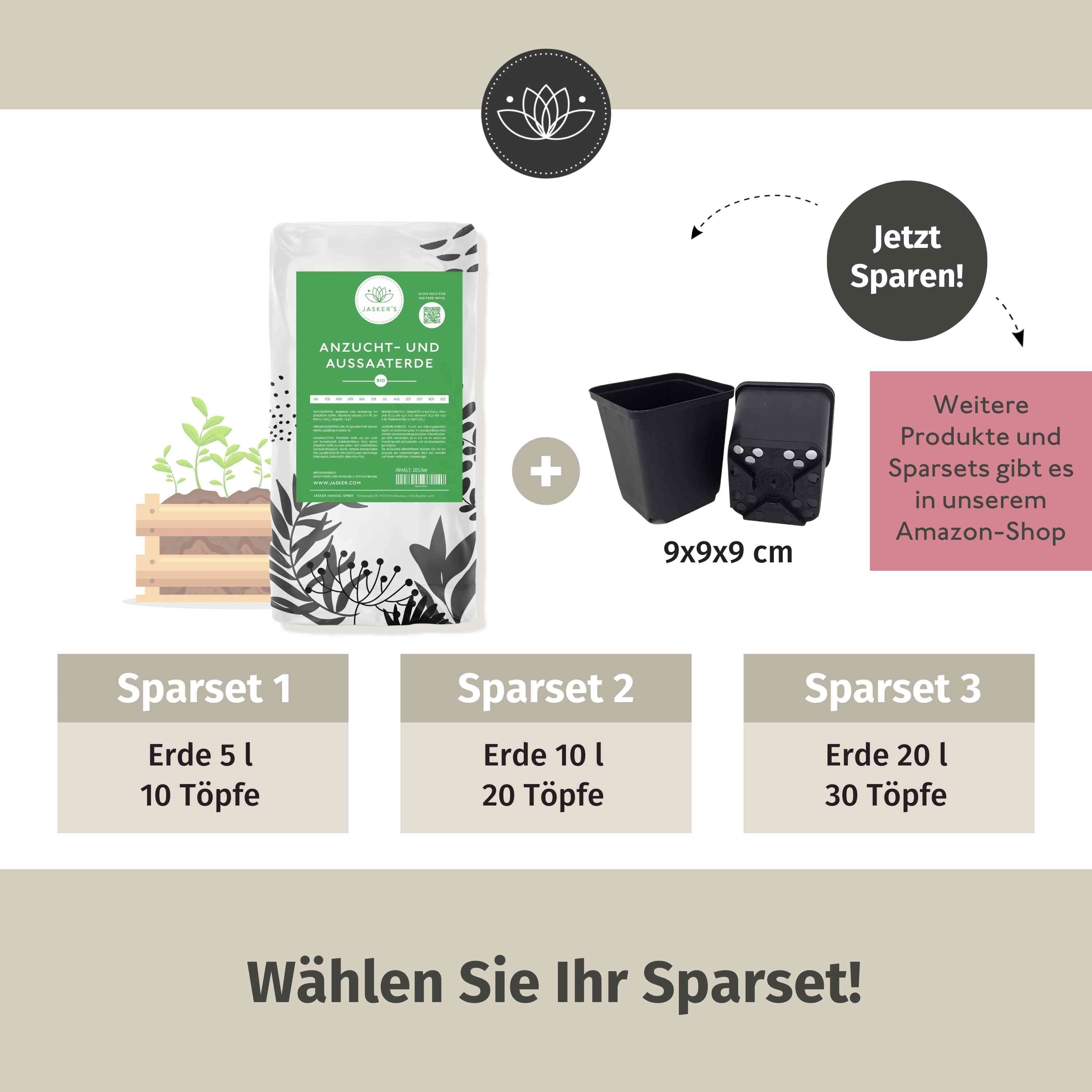 Anzuchterde Bio 5 L - Aussaaterde für Stecklinge & Samen