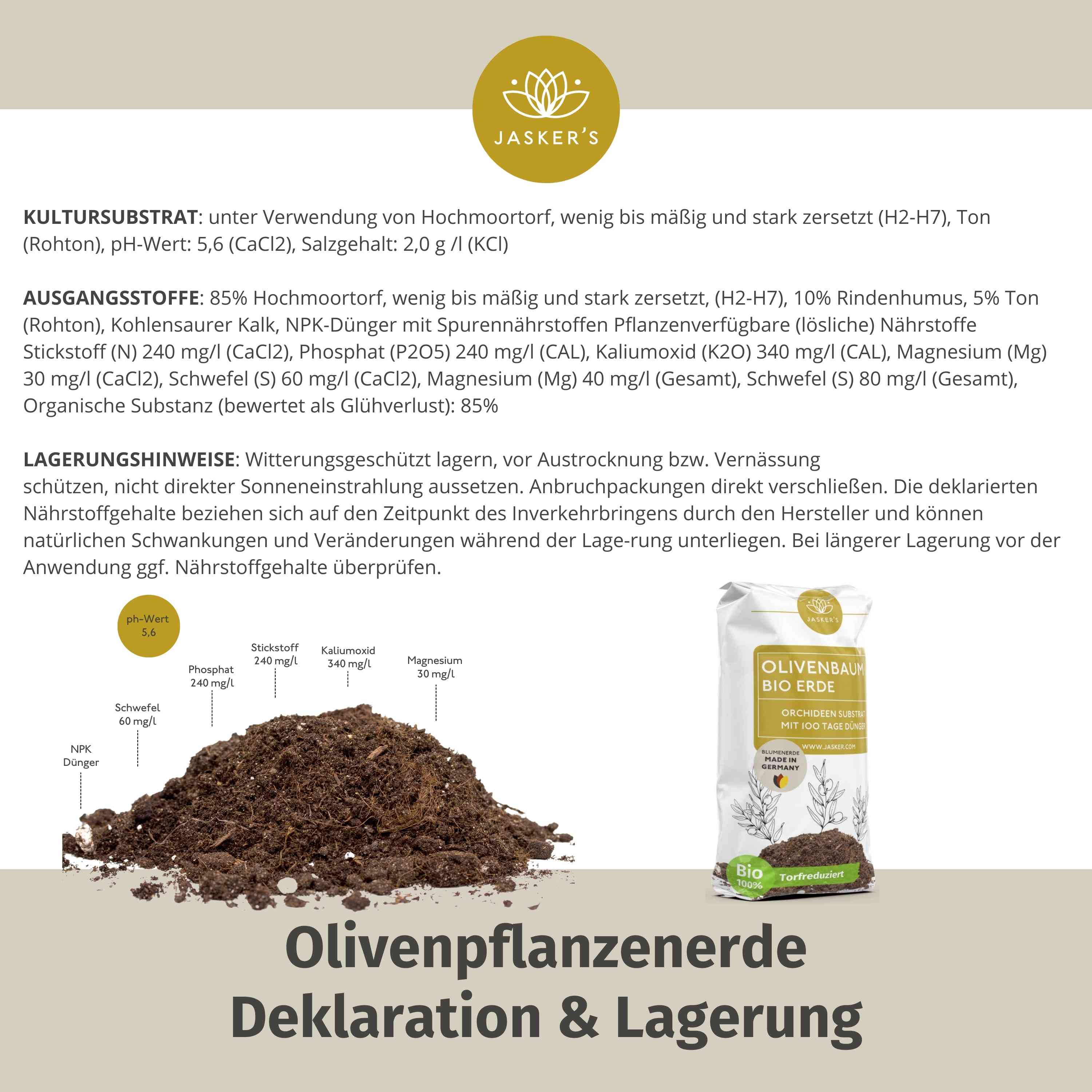 Olivenbaum Erde 60 L (3x20L)