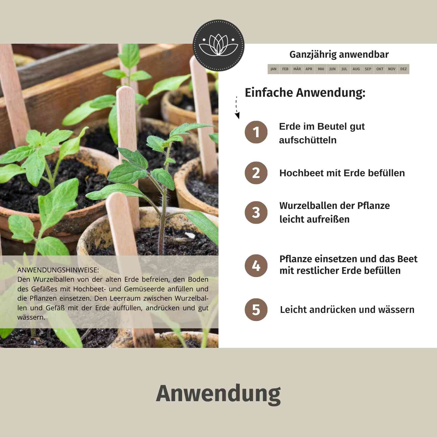 Hochbeeterde Bio - 20L