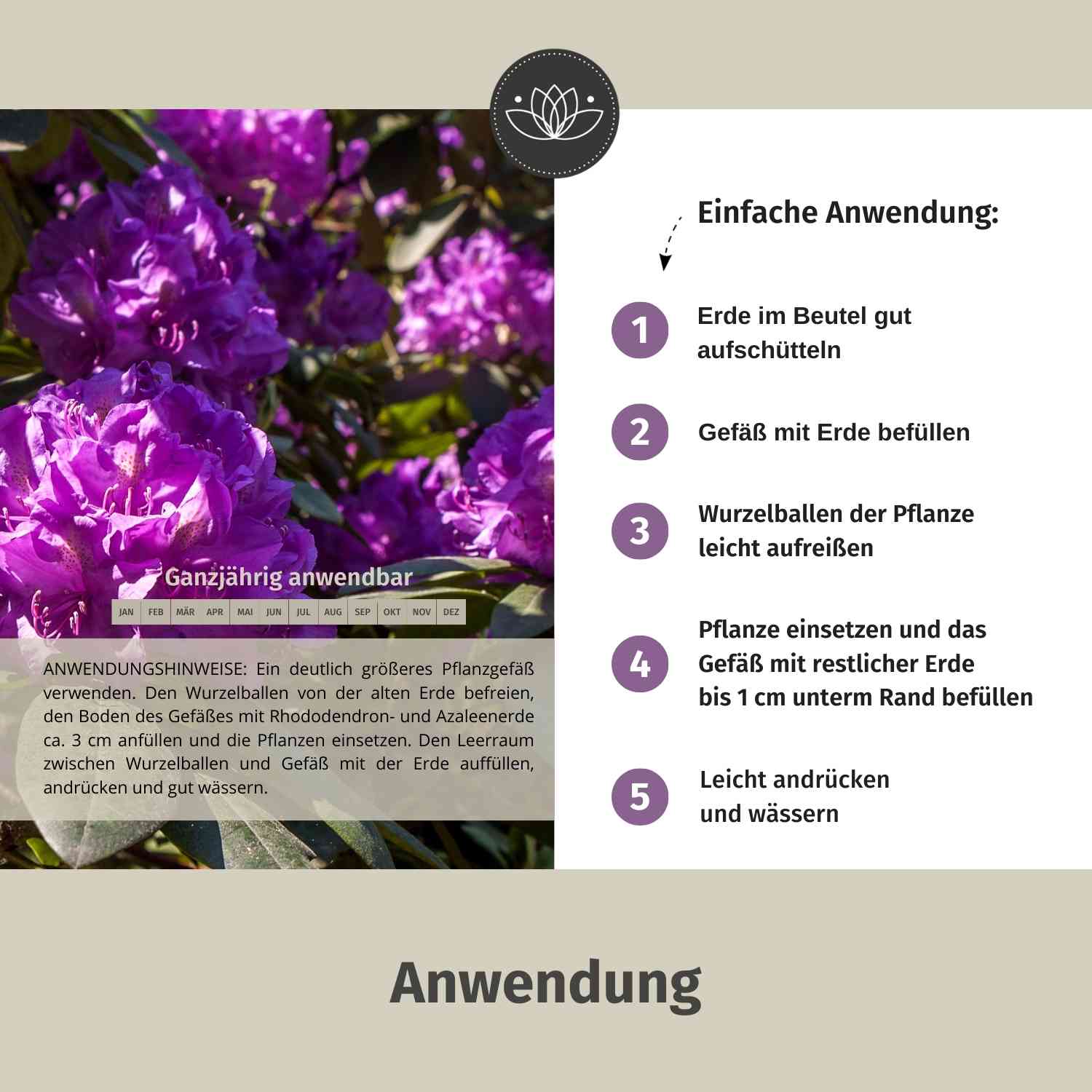 Rhododendronerde - 10 L