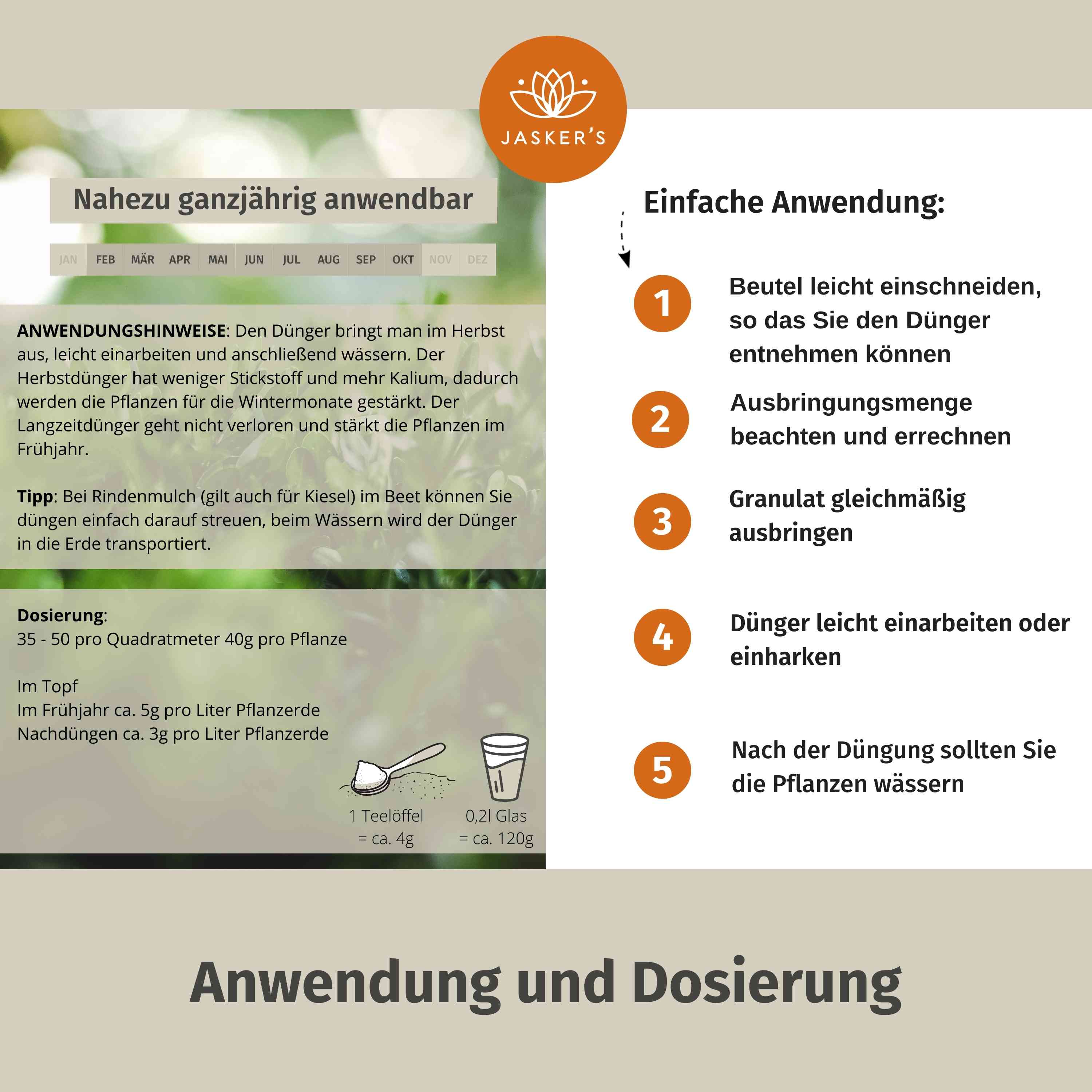 Herbst Gartendünger 3 Kg