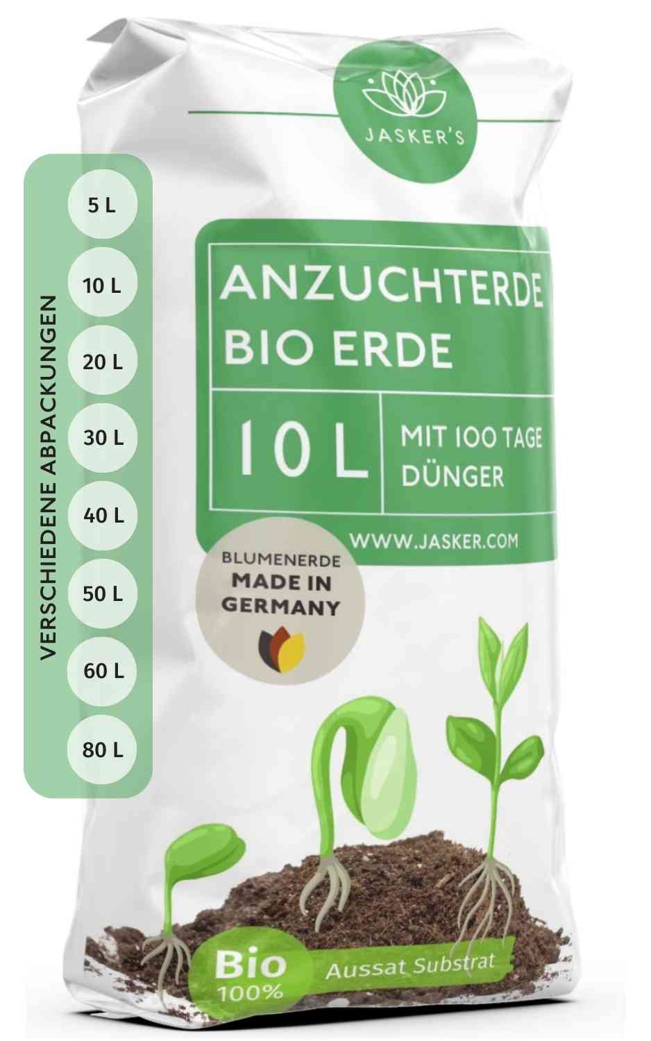 Anzuchterde Bio 10 L - Aussaaterde für Stecklinge & Samen