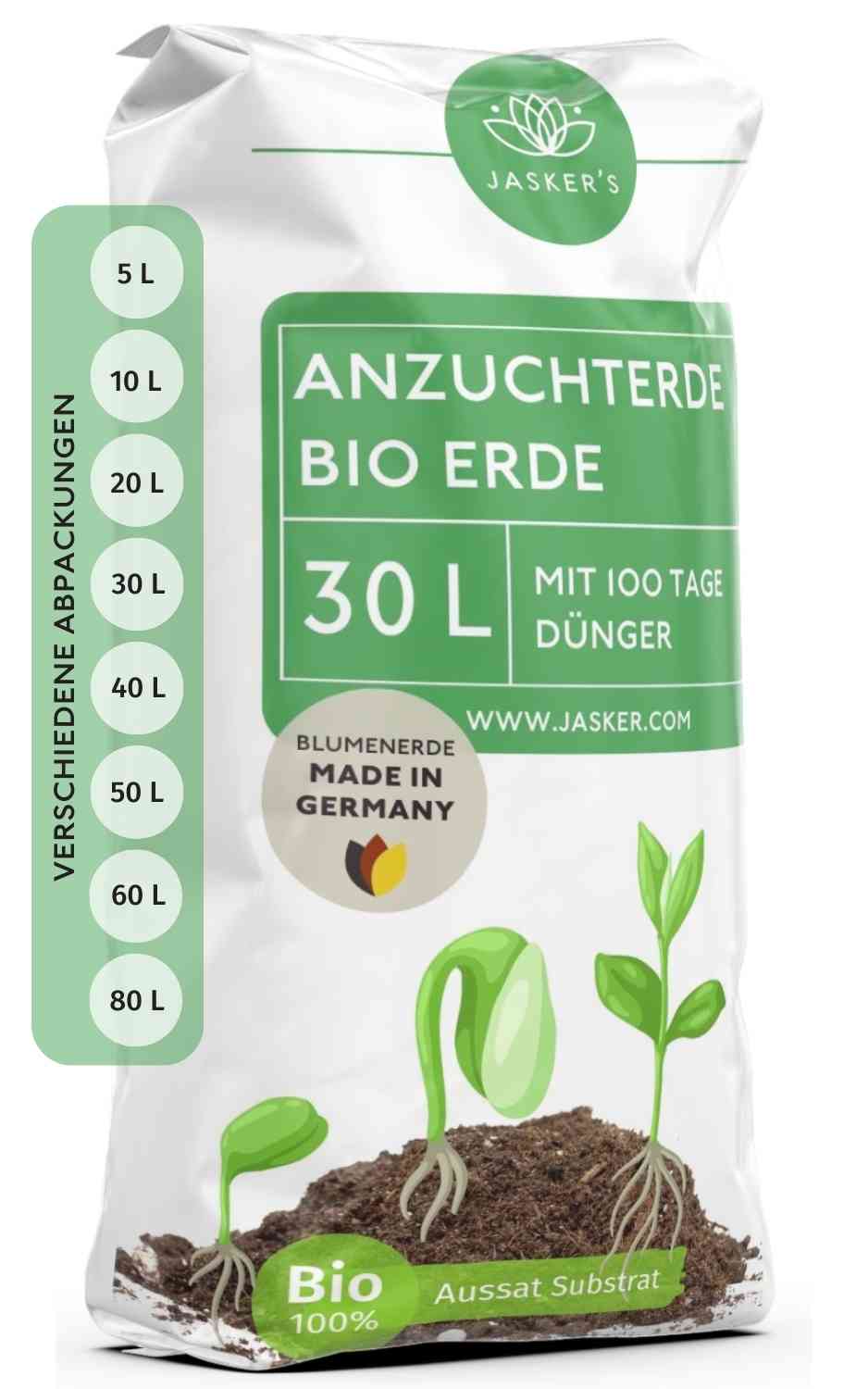 Anzuchterde Bio 30 L - Aussaaterde für Stecklinge & Samen