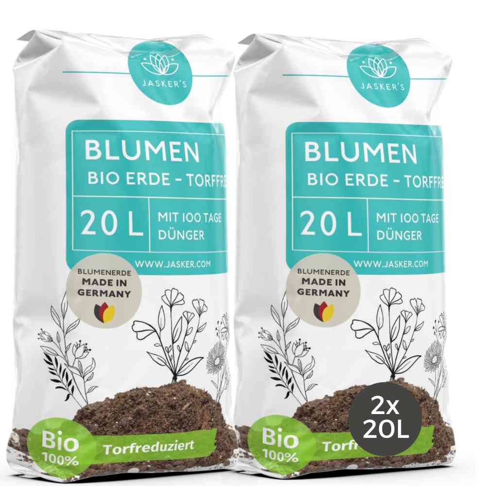 Blumenerde torffrei Bio 40 Liter - torffreie Erde für Pflanzen