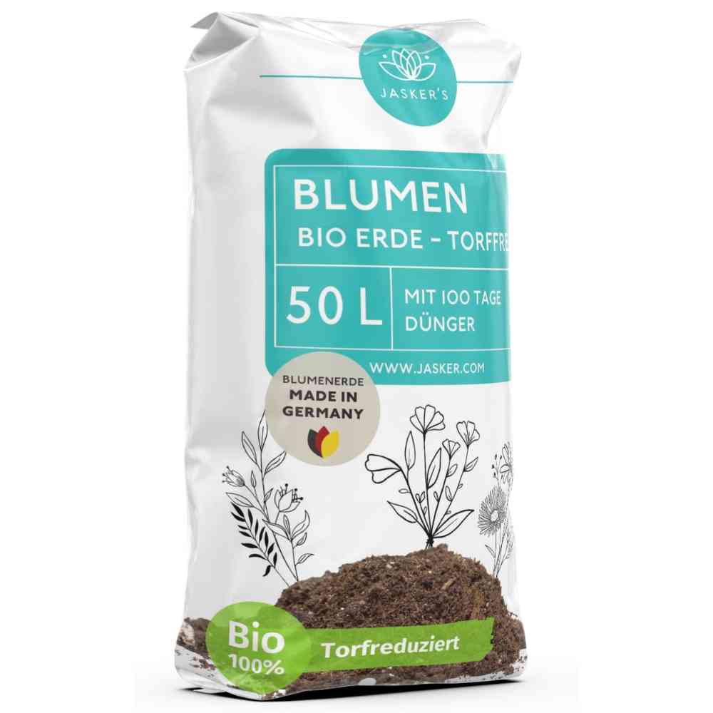 Blumenerde torffrei Bio 50 Liter - torffreie Erde für Pflanzen