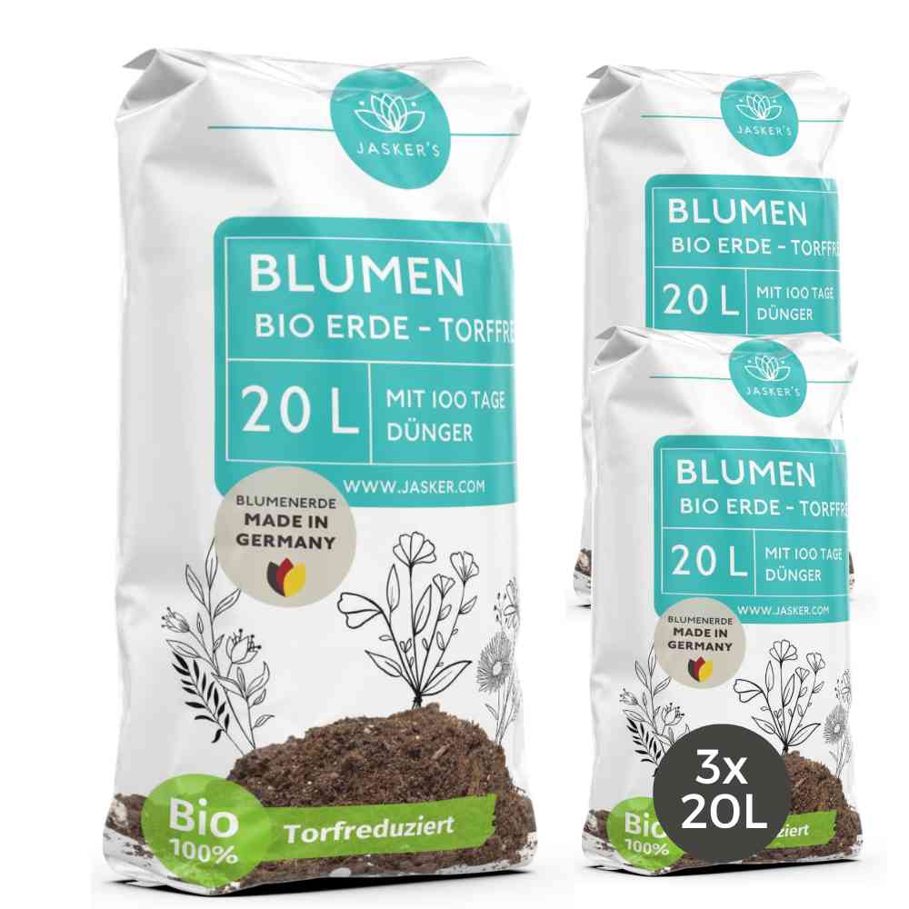 Blumenerde torffrei Bio 60 Liter - torffreie Erde für Pflanzen