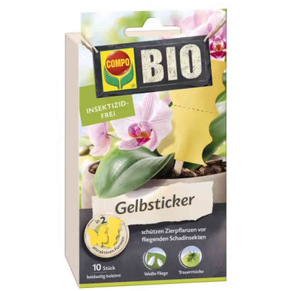Compo Bio Gelbsticker dekor 10 St