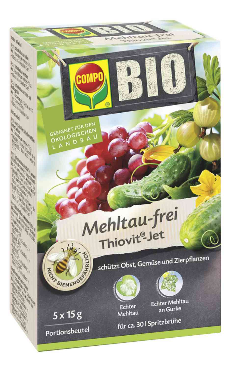 COMPO BIO Mehltau-frei Thiovit Jet 5x15g