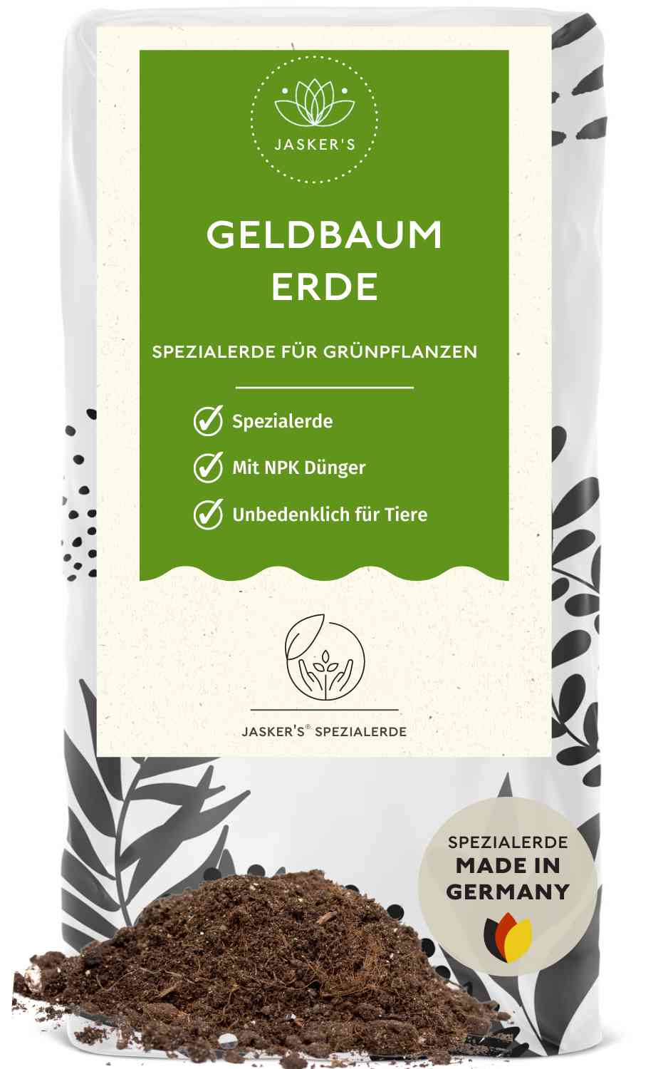 Geldbaum Erde mit Dünger - Premium Spezialerde