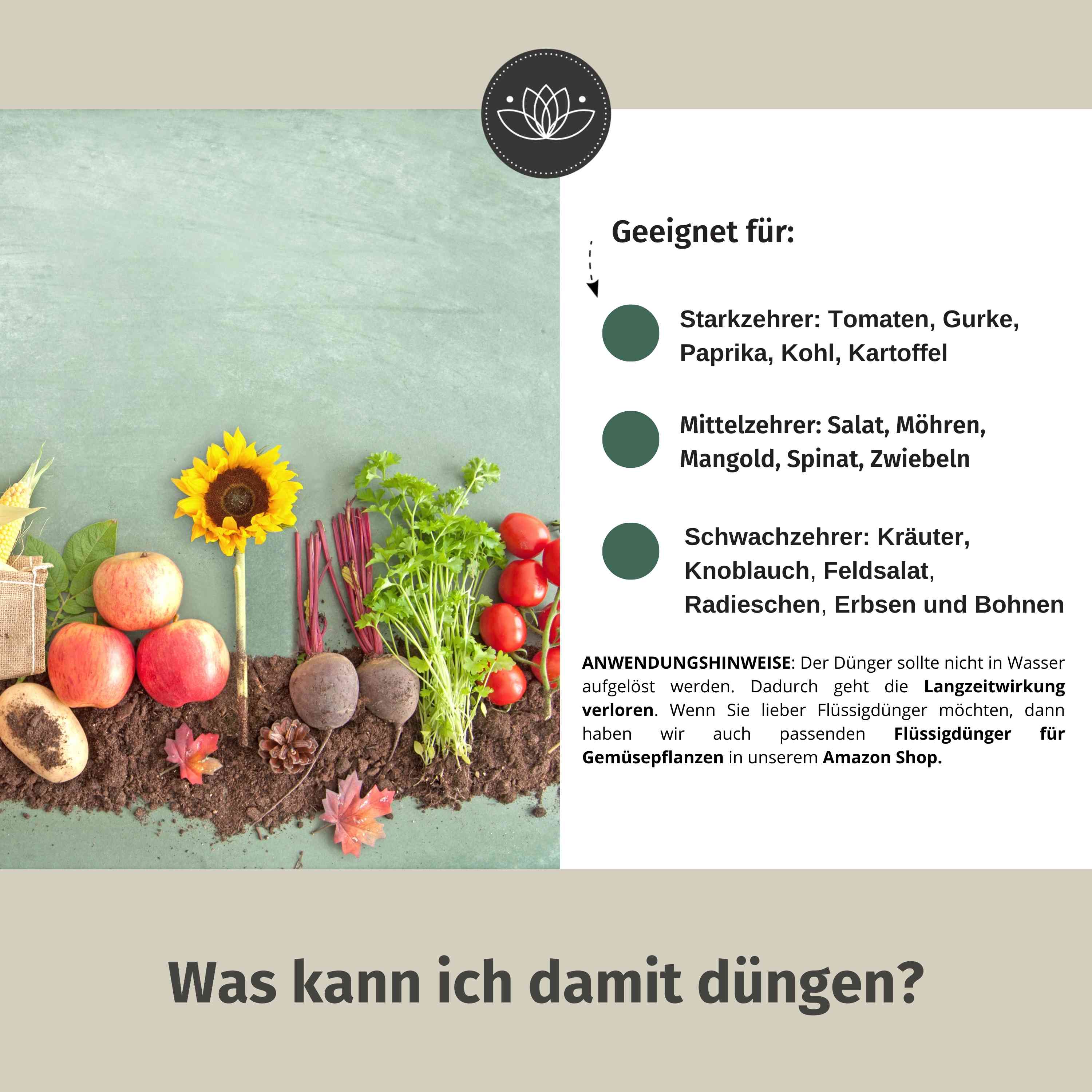 Gemüsedünger Bio Langzeit - 900 g