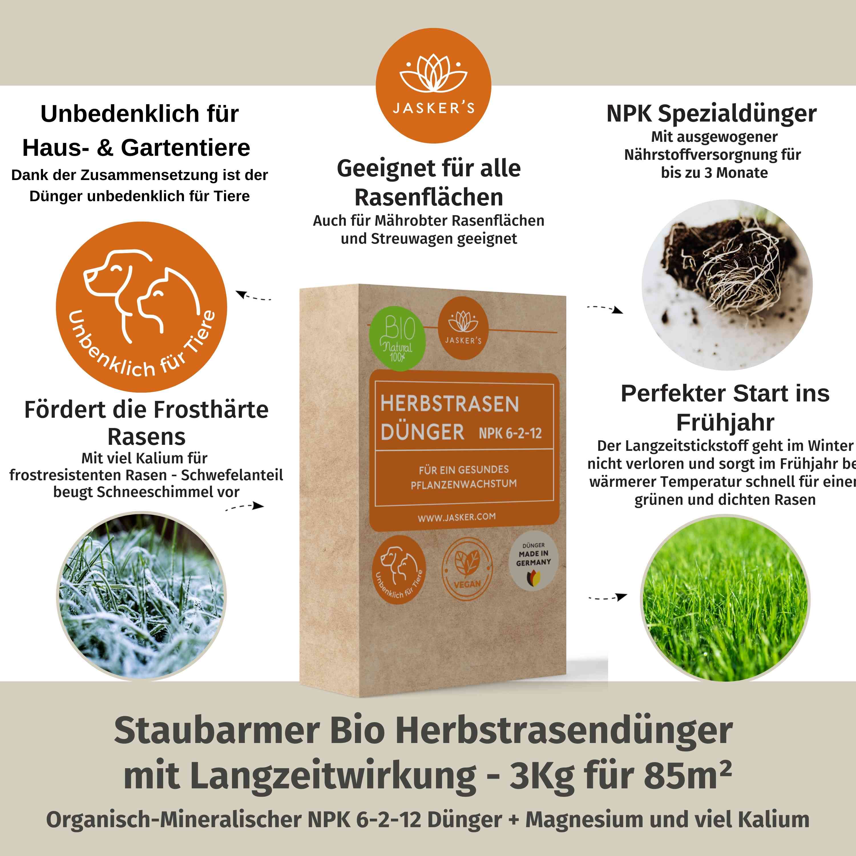 Herbstrasendünger Bio 20 Kg