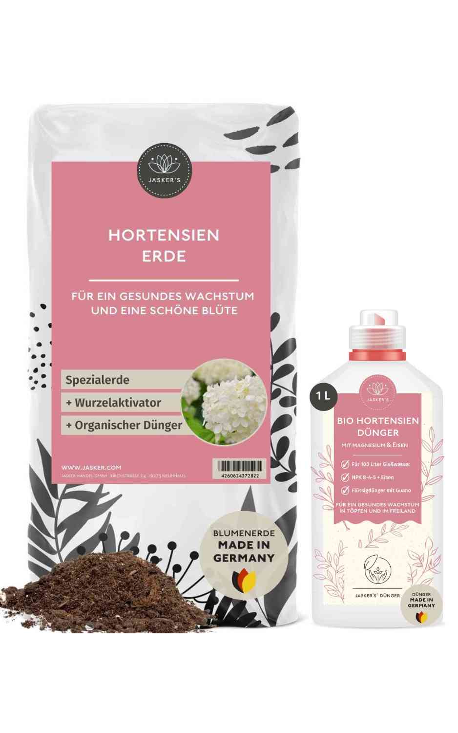 Hortensienerde + Hortensiendünger