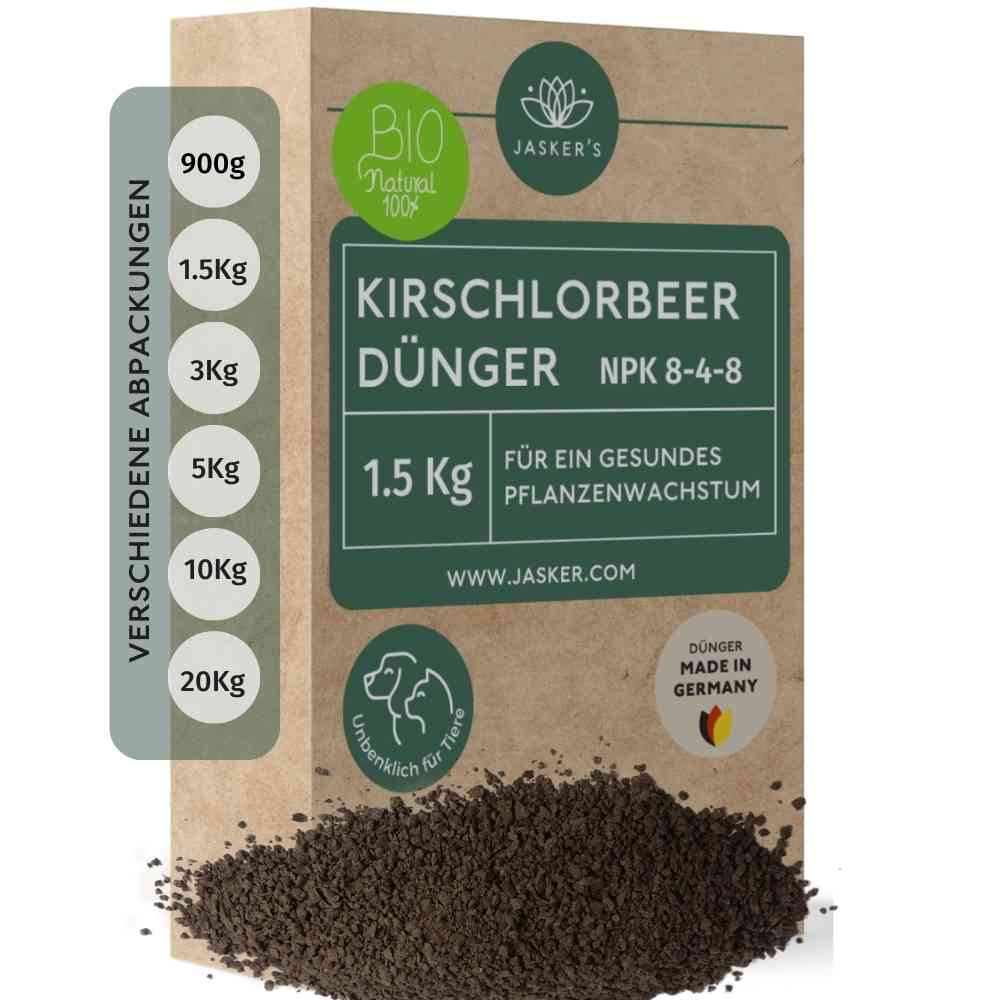 Kirschlorbeer Dünger Bio 1.5Kg - Für Alle Kirschlorbeer-Arten