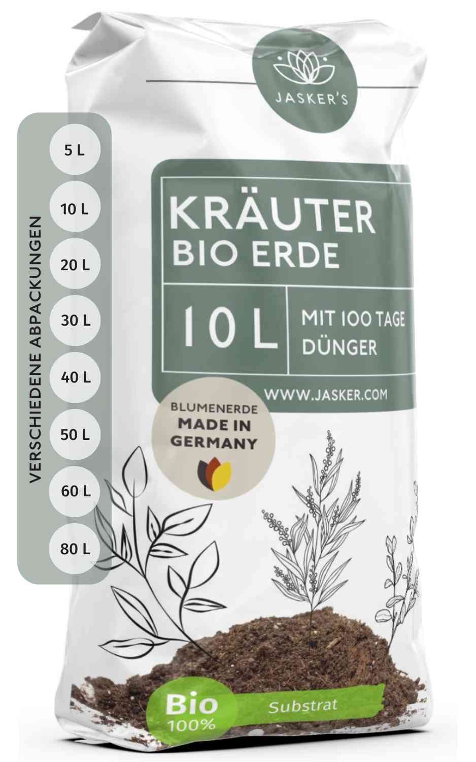 Kräutererde Bio - für aromatische Kräuter - 5 L