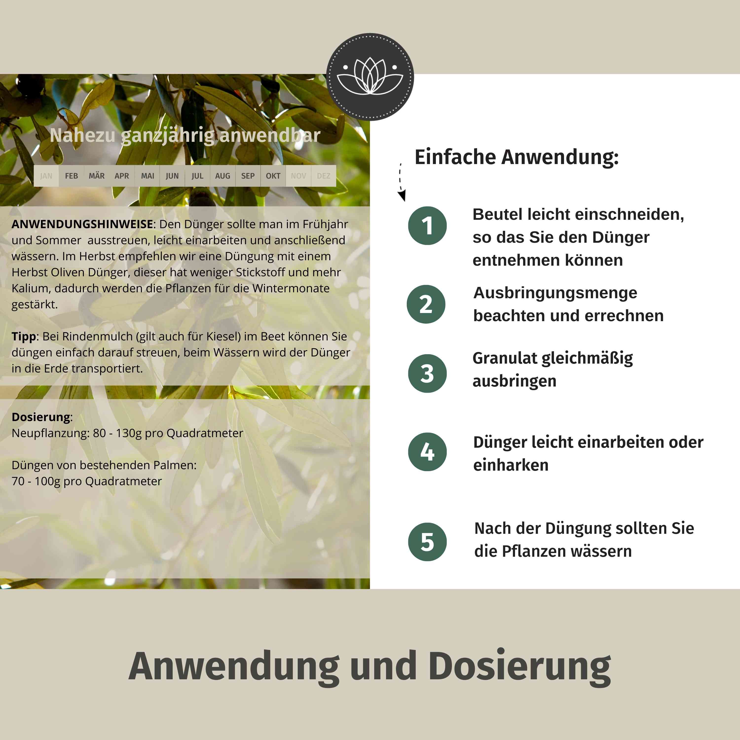 Olivenbaumdünger - 900 g