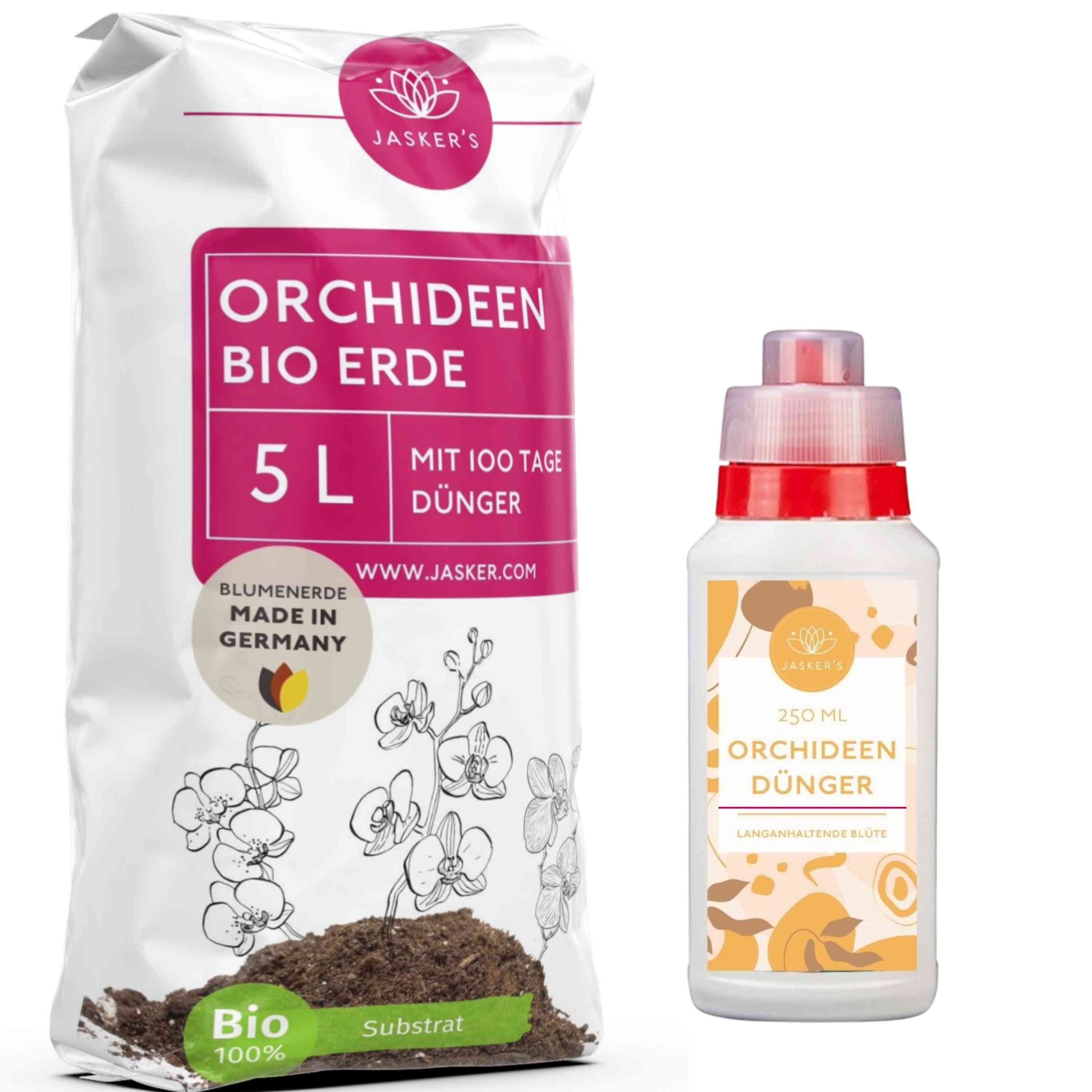 SPARSET: Orchideenerde 5 L + 250 ML Orchideendünger