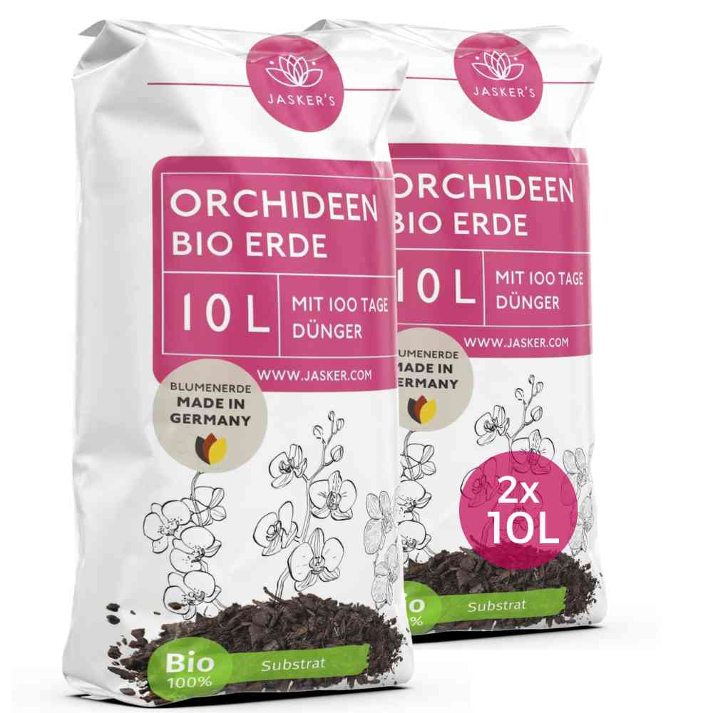 Orchideenerde kaufen I 5L - 40L mit Dnger JASKER'S