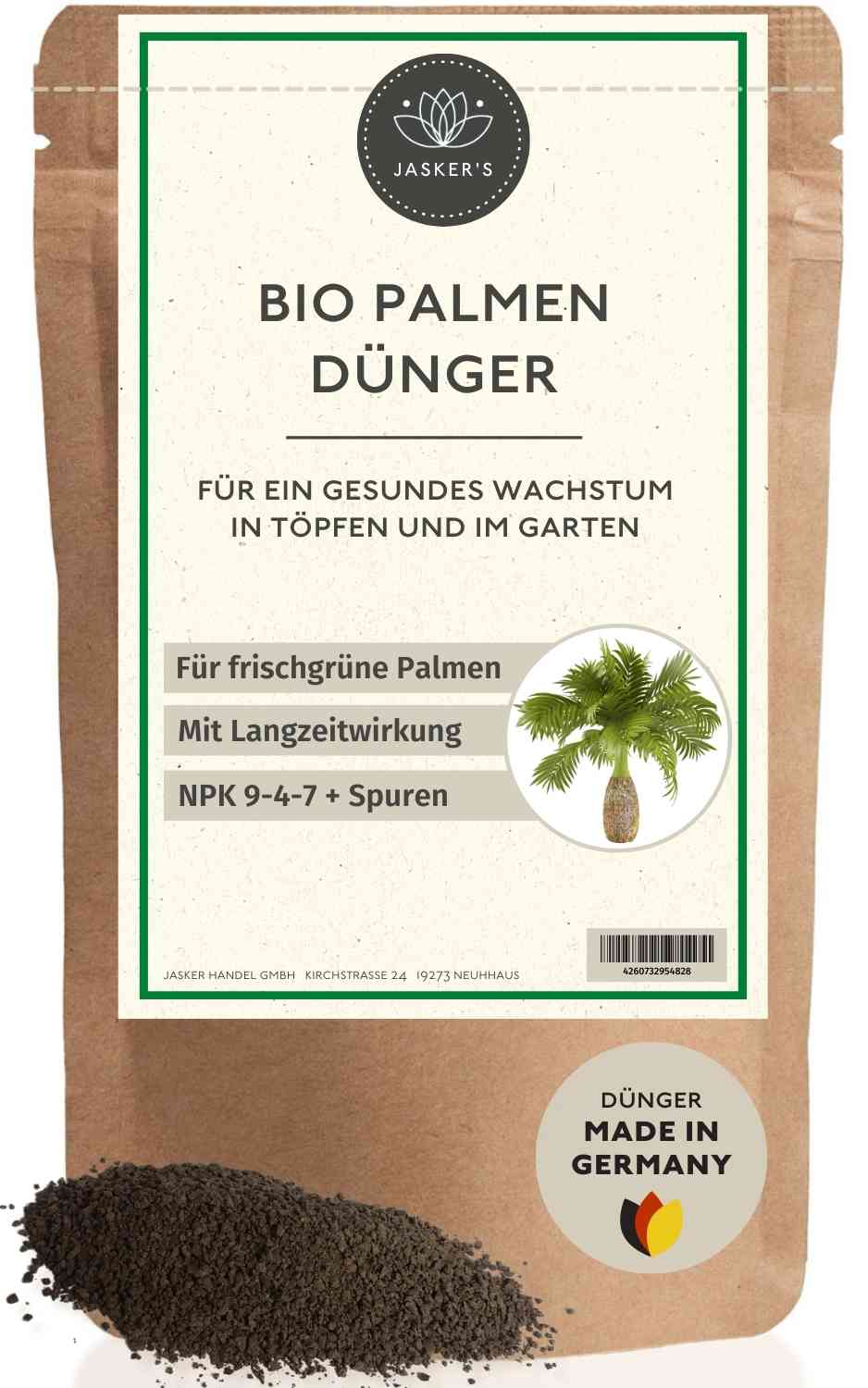 Palmen Dünger Granulat 3Kg - Für alle Palmen-Arten