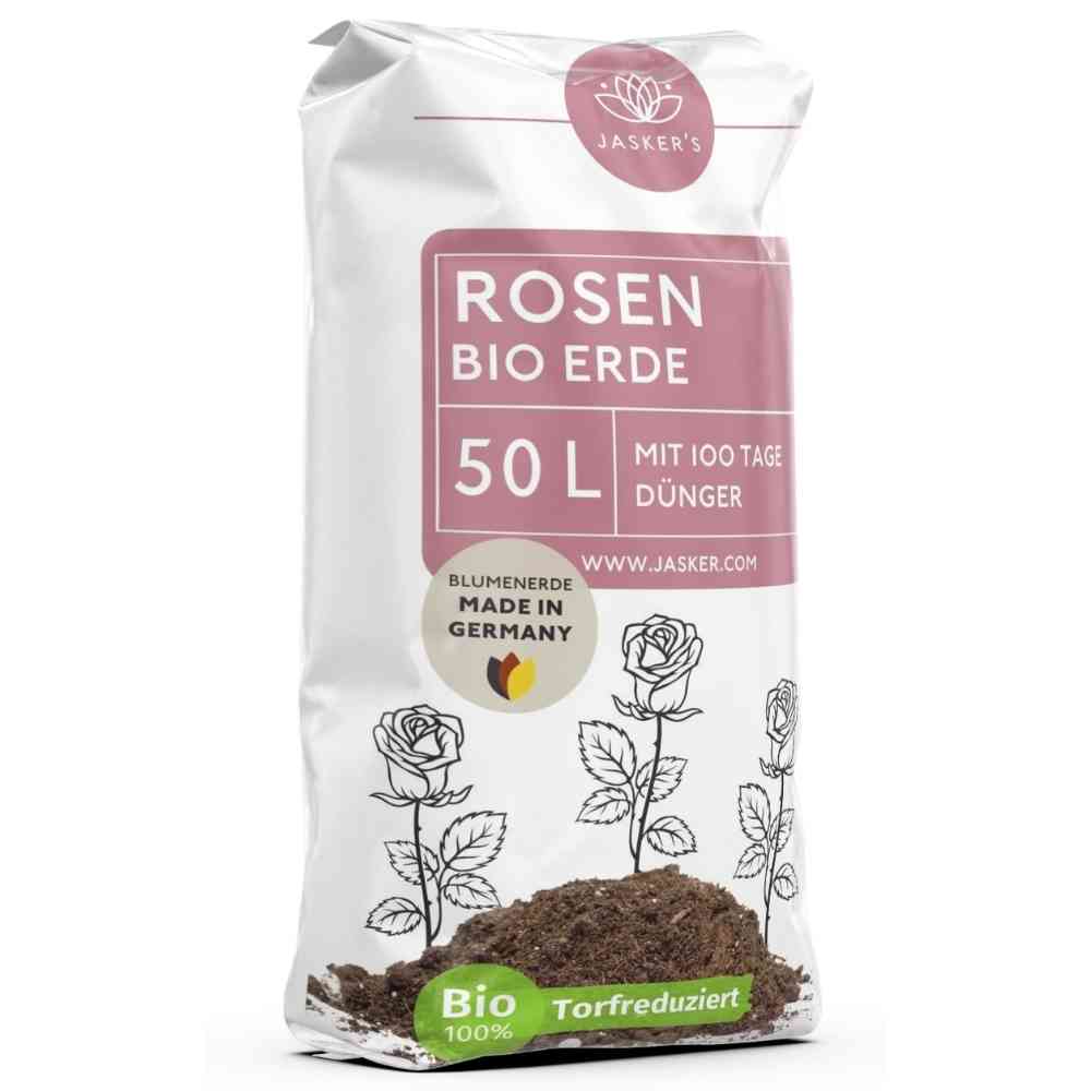 Rosenerde Bio 50 Liter - Blumenerde für Rosen - Erde für Rosen