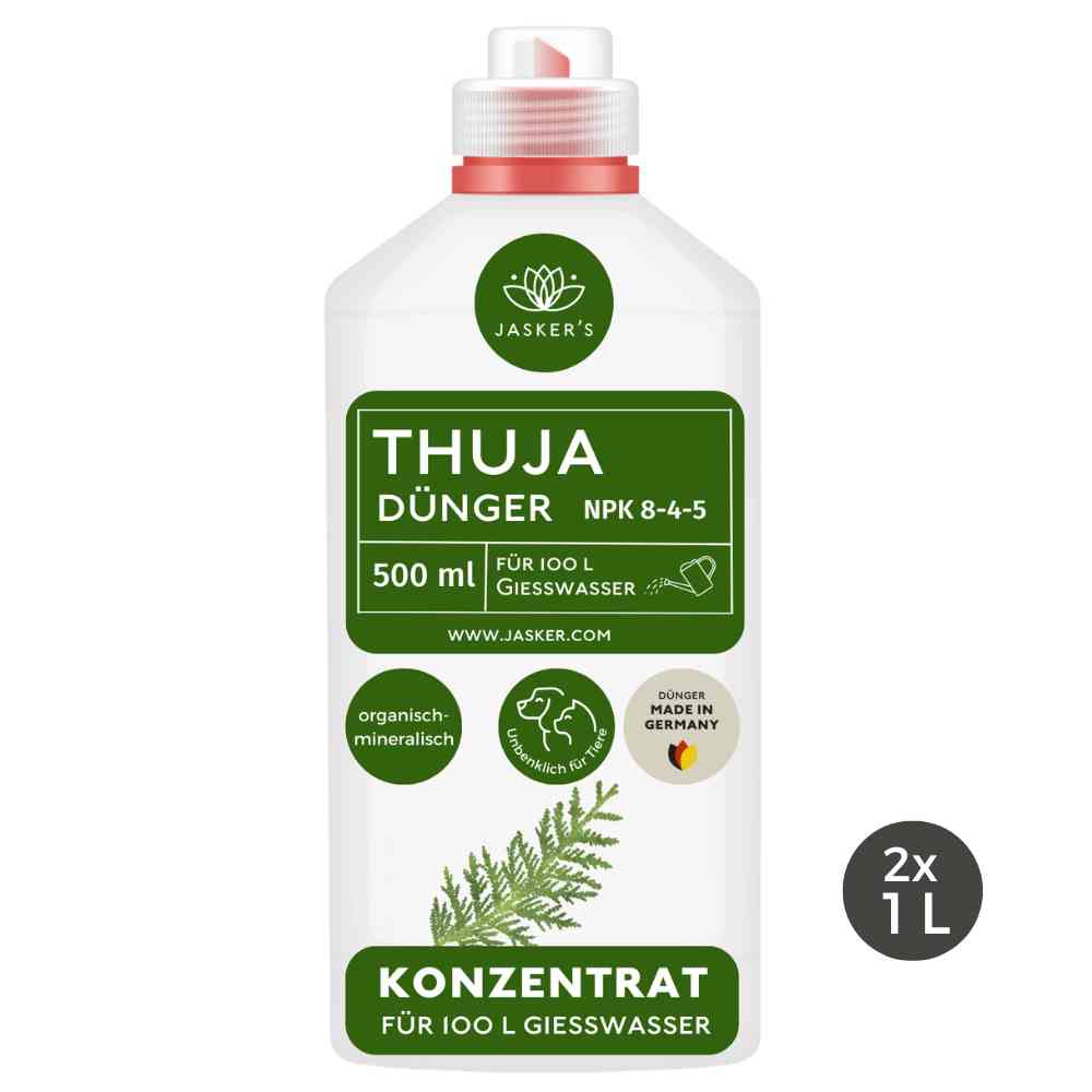 Thuja Dünger flüssig 500ml Konzentrat - Flüssigdünger für Koniferen