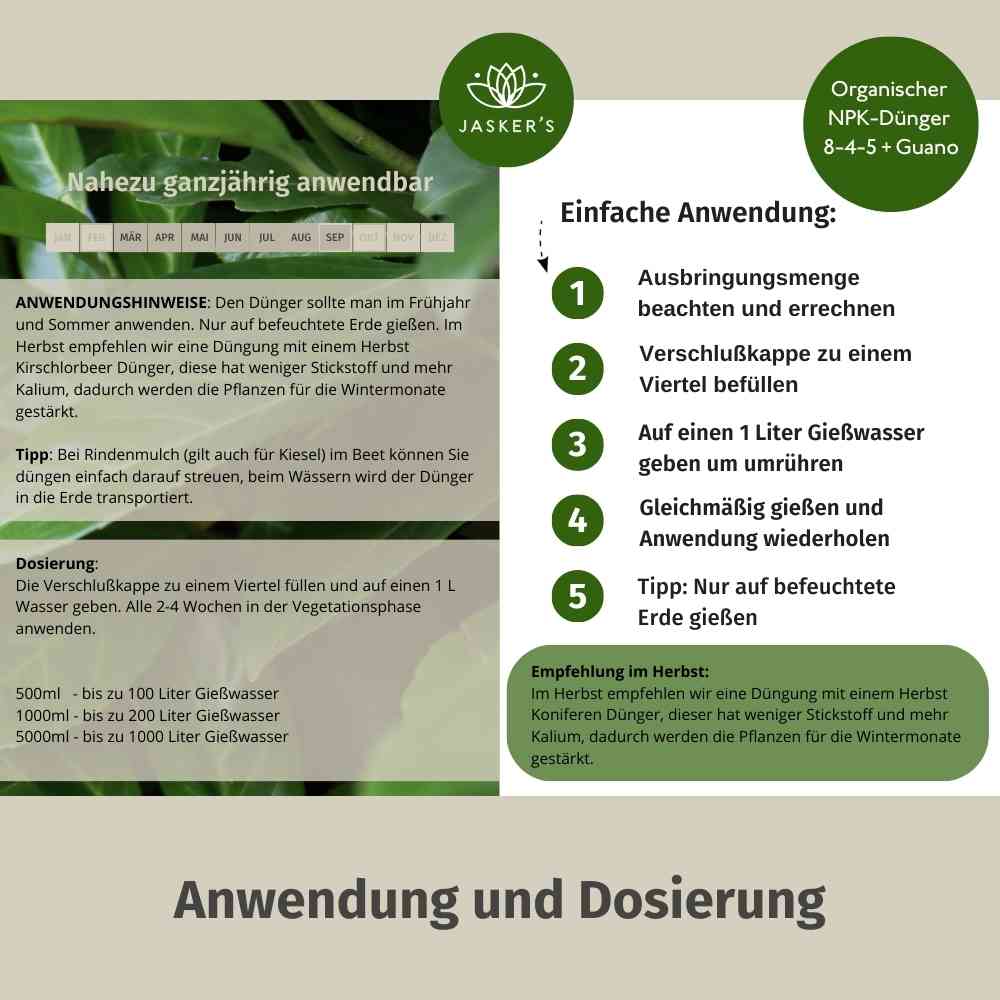 Thuja Dünger flüssig 500ml Konzentrat - Flüssigdünger für Koniferen