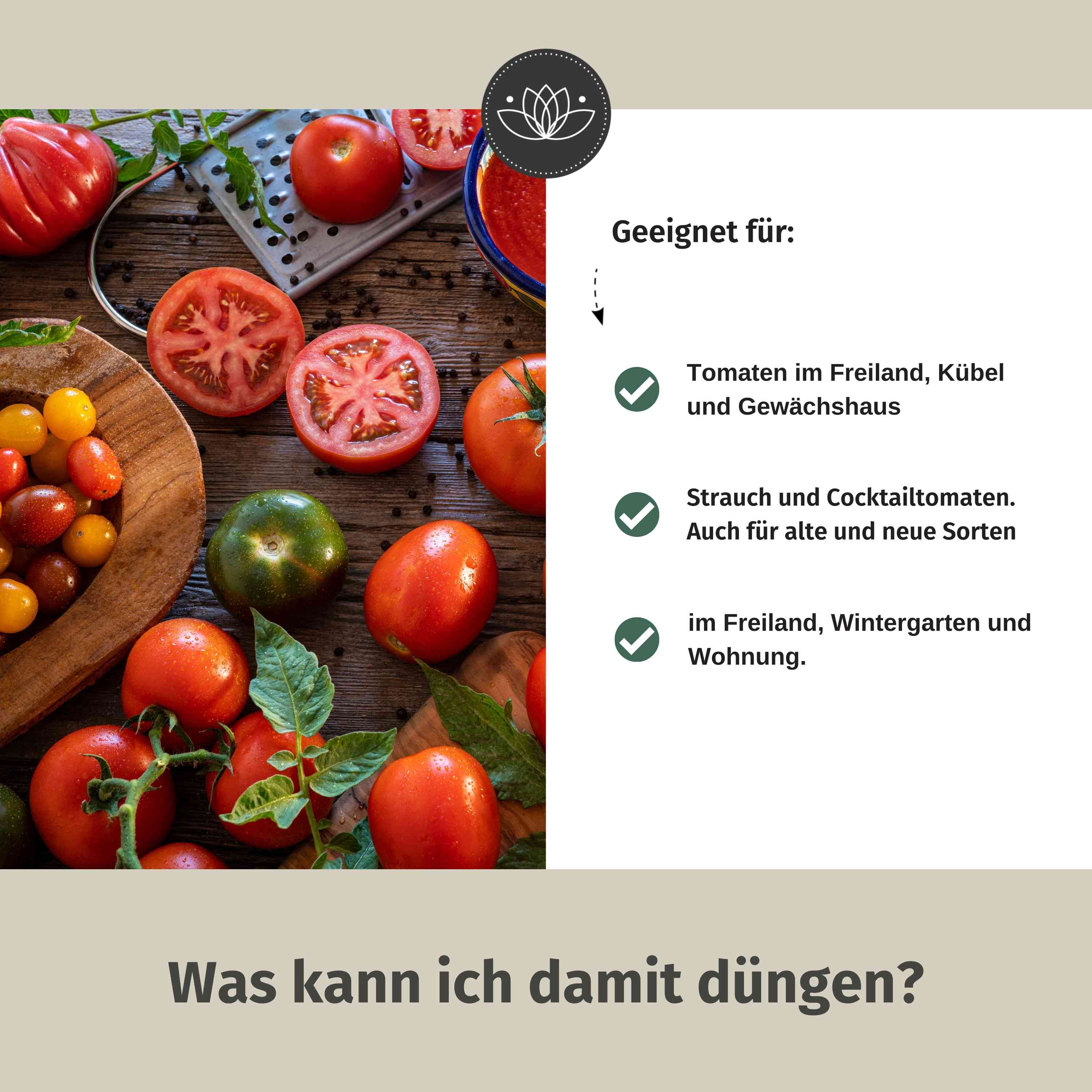 Tomatendünger Bio flüssig 1 Liter - Flüssigdünger für Tomaten