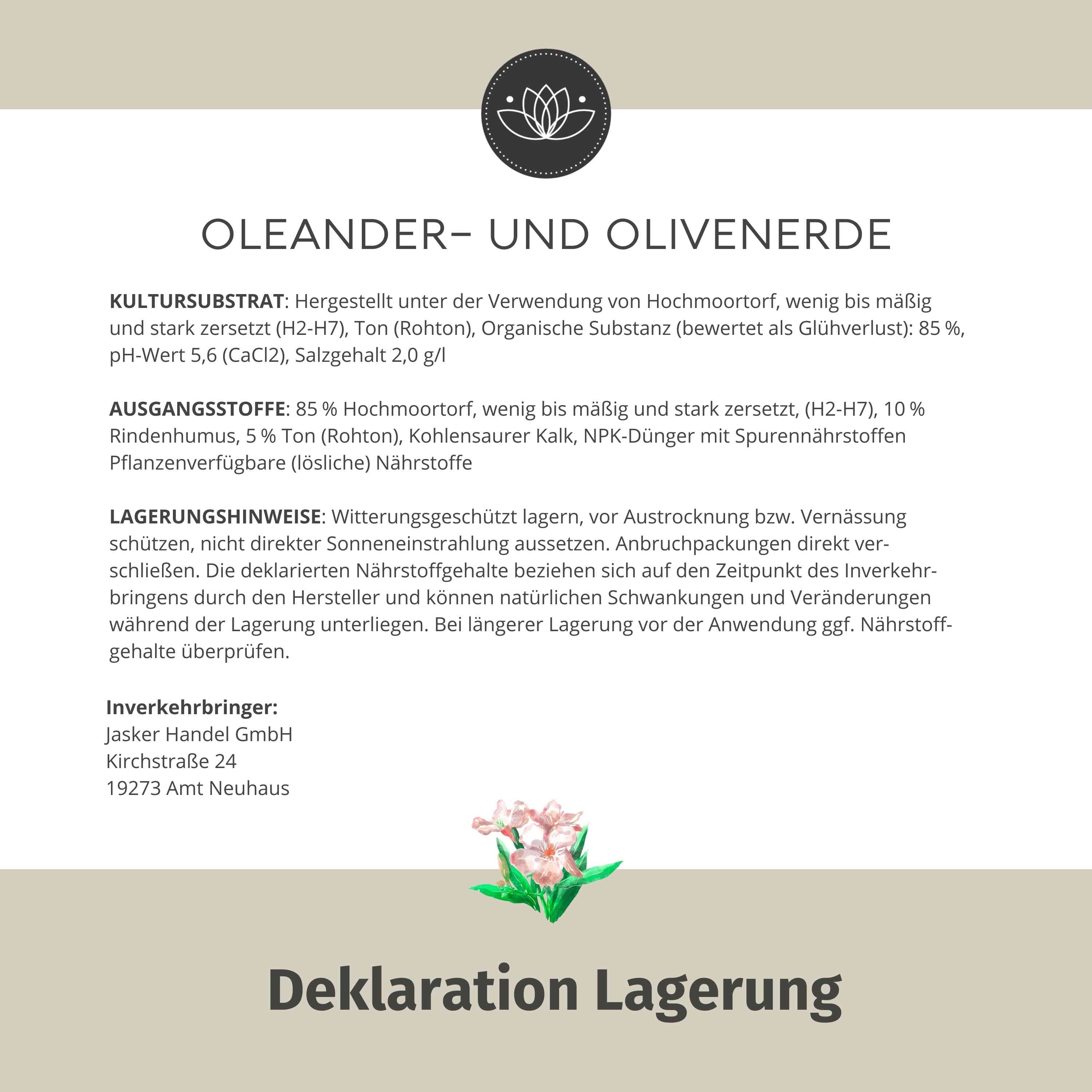 Oleander Erde