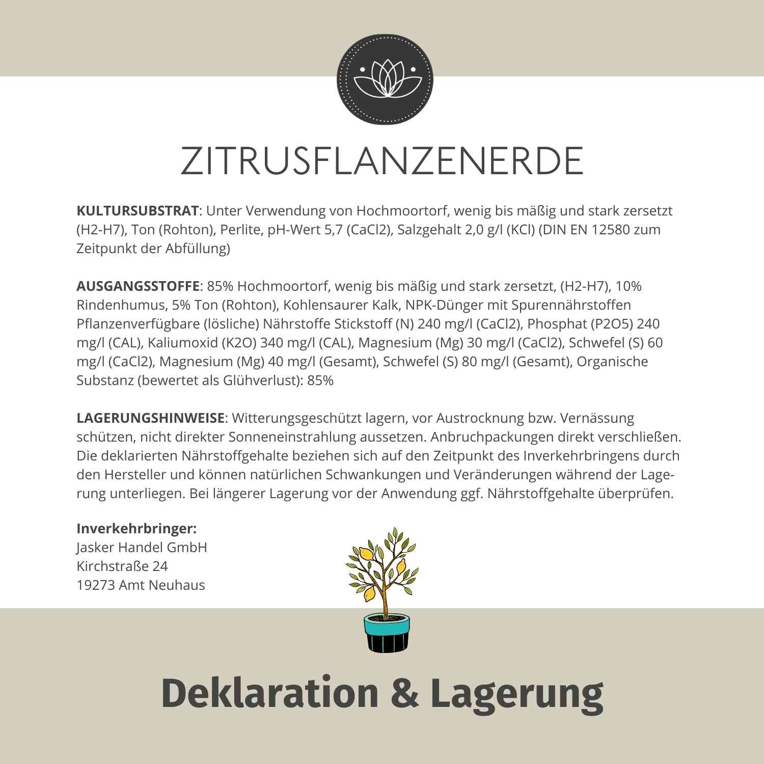 Zitruserde 5 L