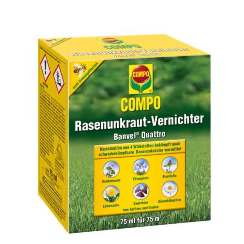 Banvel Quattro 75ml - Rasen Unkrautvernichter