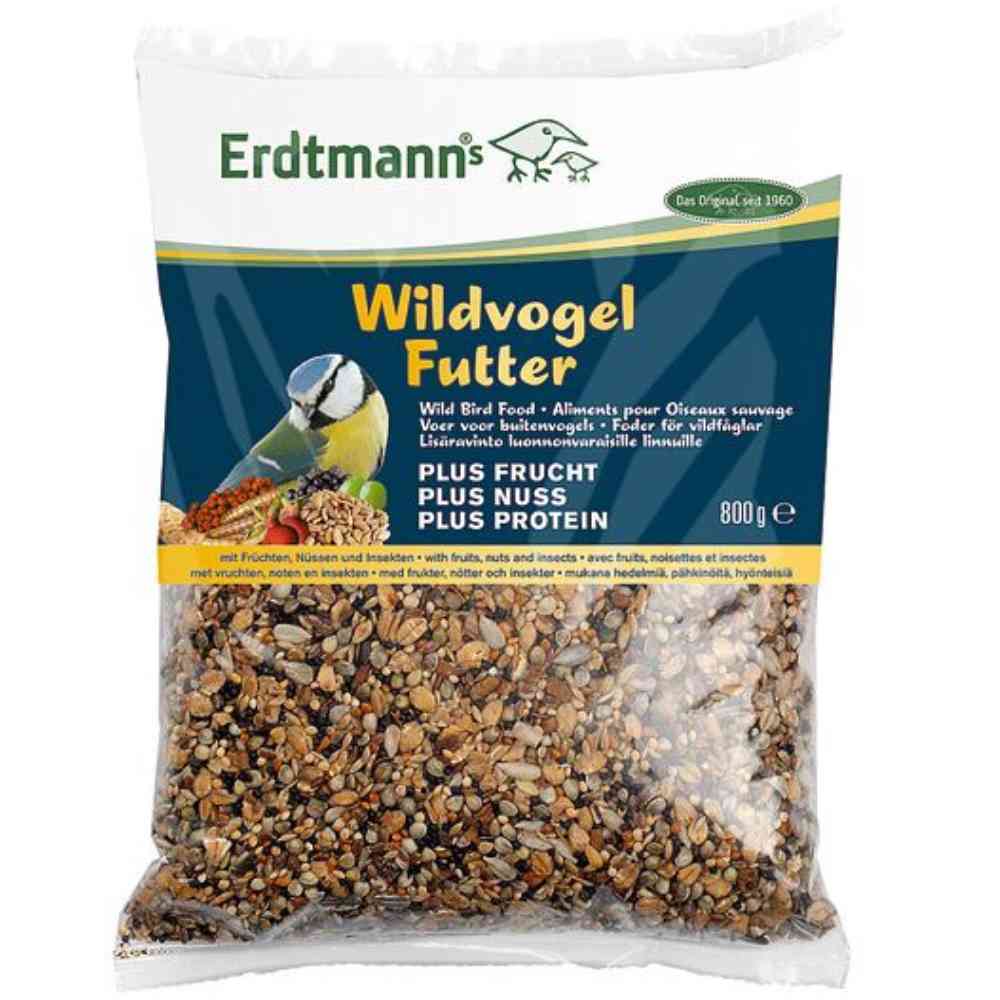 Wildvogelfutter PLUS - 800 g im Polybeutel