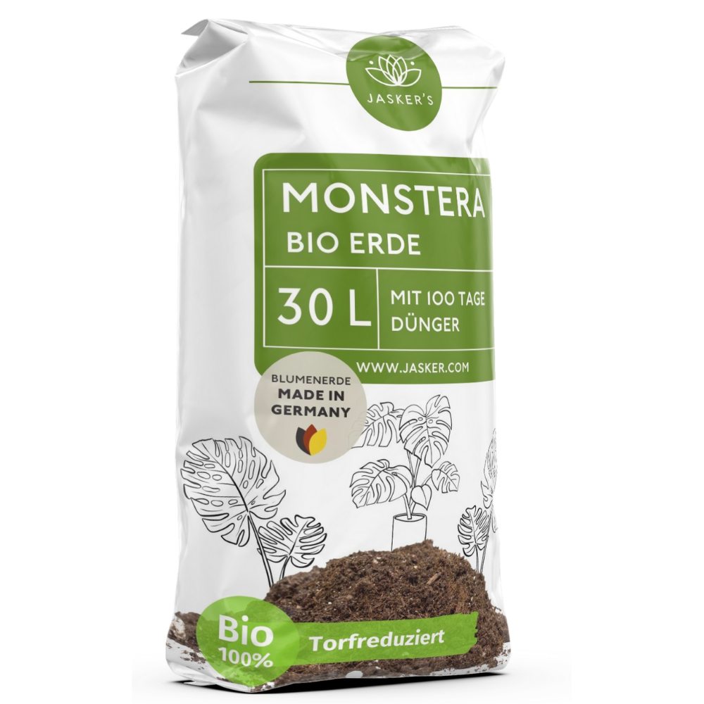 Monstera Erde 30 L - Bio Grünpflanzen Erde für Monstera Pflanzen