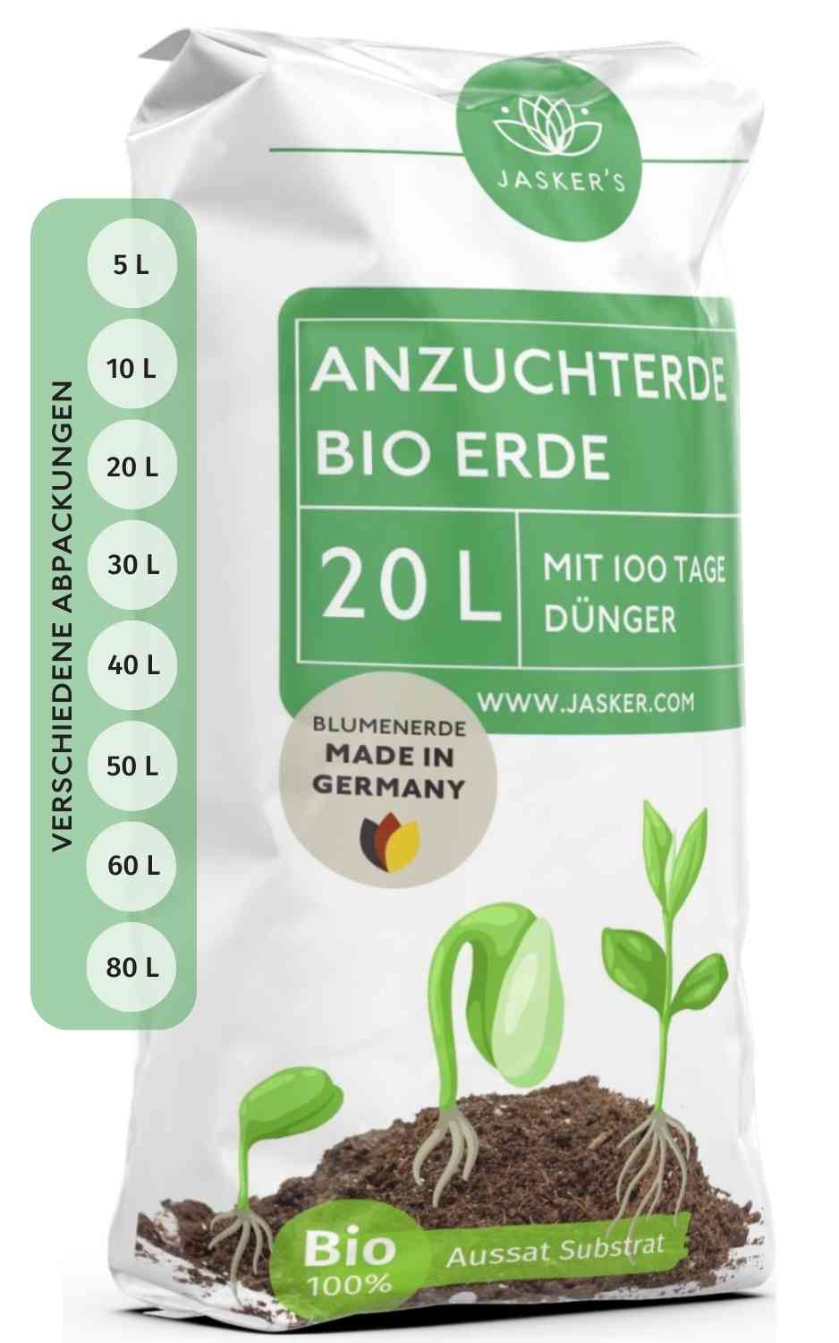 Anzuchterde Bio 20 L - Aussaaterde für Stecklinge & Samen