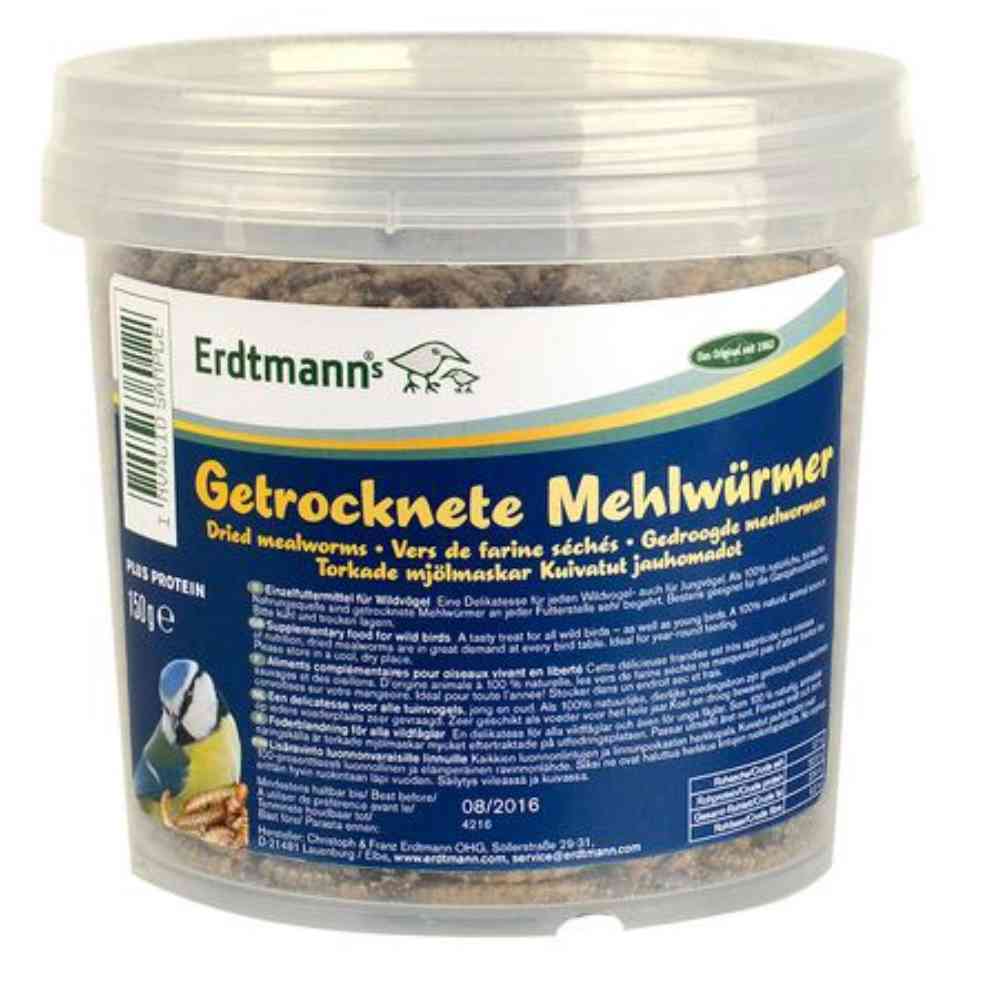 getrocknete Mehlwürmer 150g