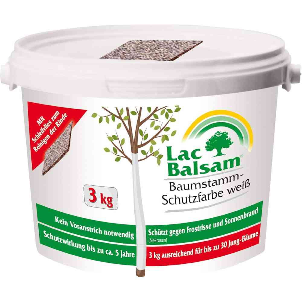 Etisso Lac Balsam Baumstamm-Schutzfarbe weiß 3kg