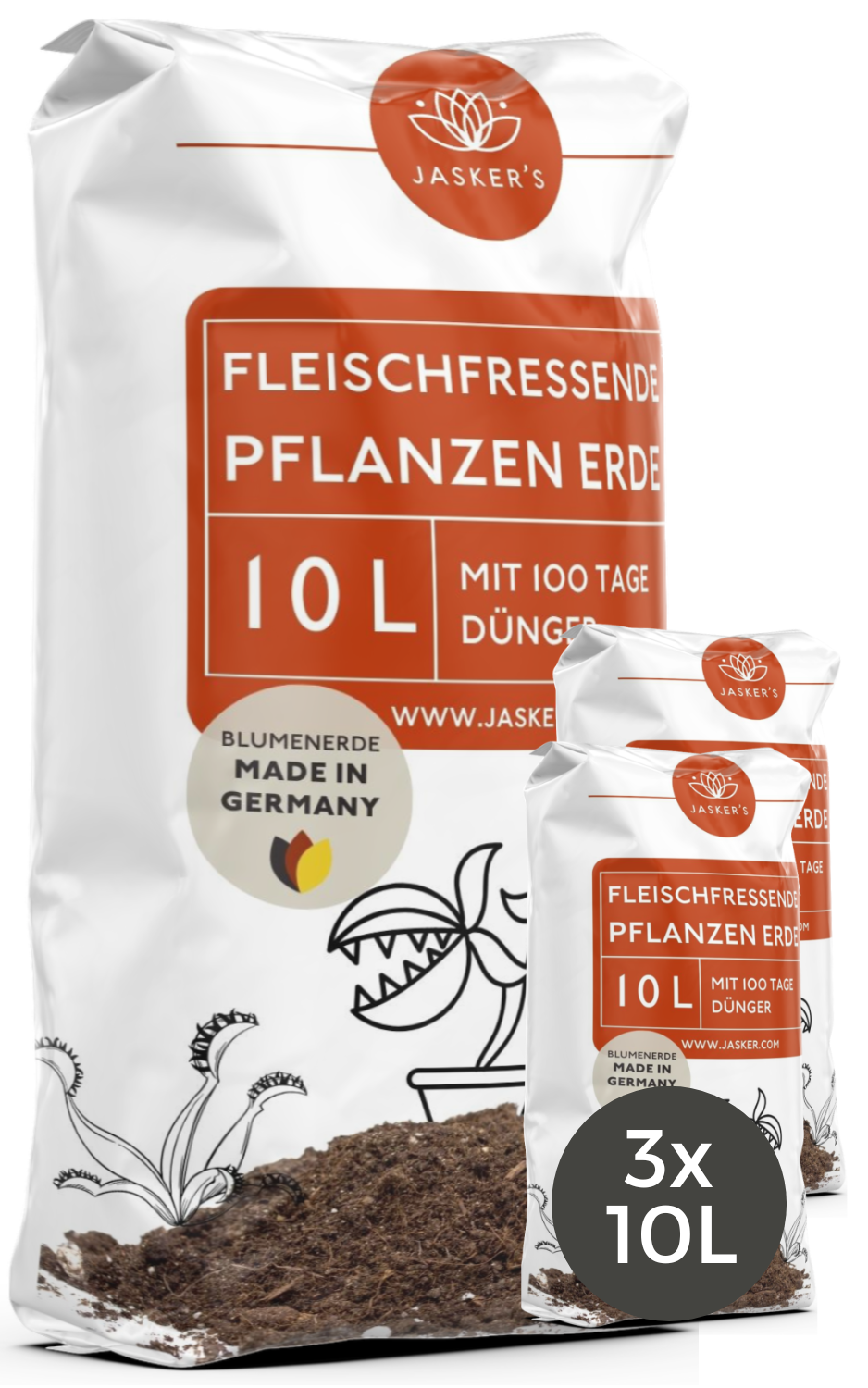 Fleischfressende Pflanzen Erde 30 L