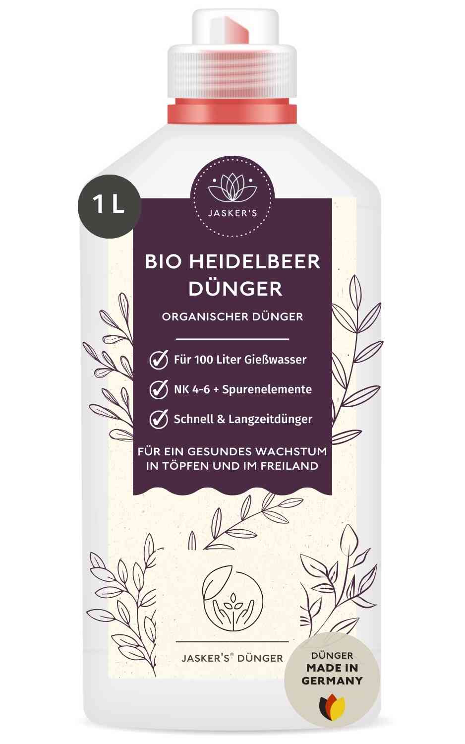 Heidelbeer Dünger flüssig 3 L (3x1L)
