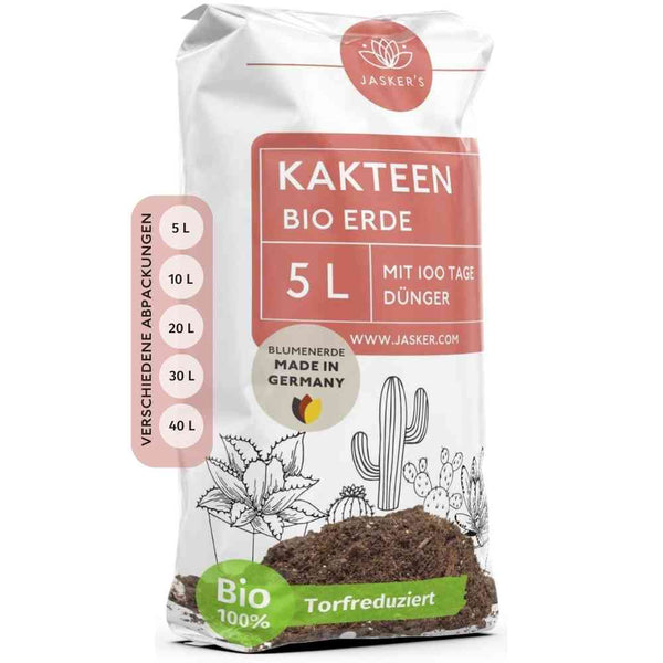 Kaktuserde 5 L - 40 L mit Dünger | Premium Kakteenerde