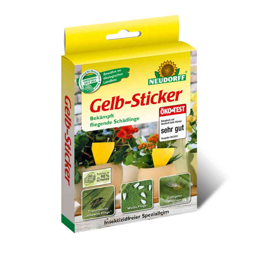 Neudorff Gelbtafeln Gelb-Sticker 10 Stück