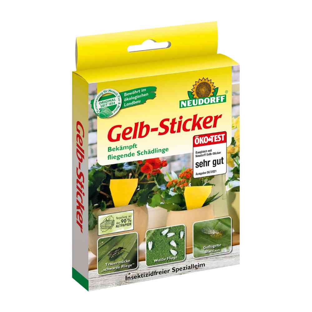 Neudorff Gelbtafeln Gelb-Sticker 10 Stück