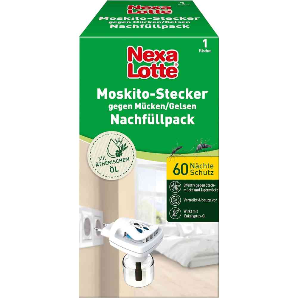 Nexa Lotte Moskito-Stecker gegen Mücken/Gelsen Nachfüllpackung