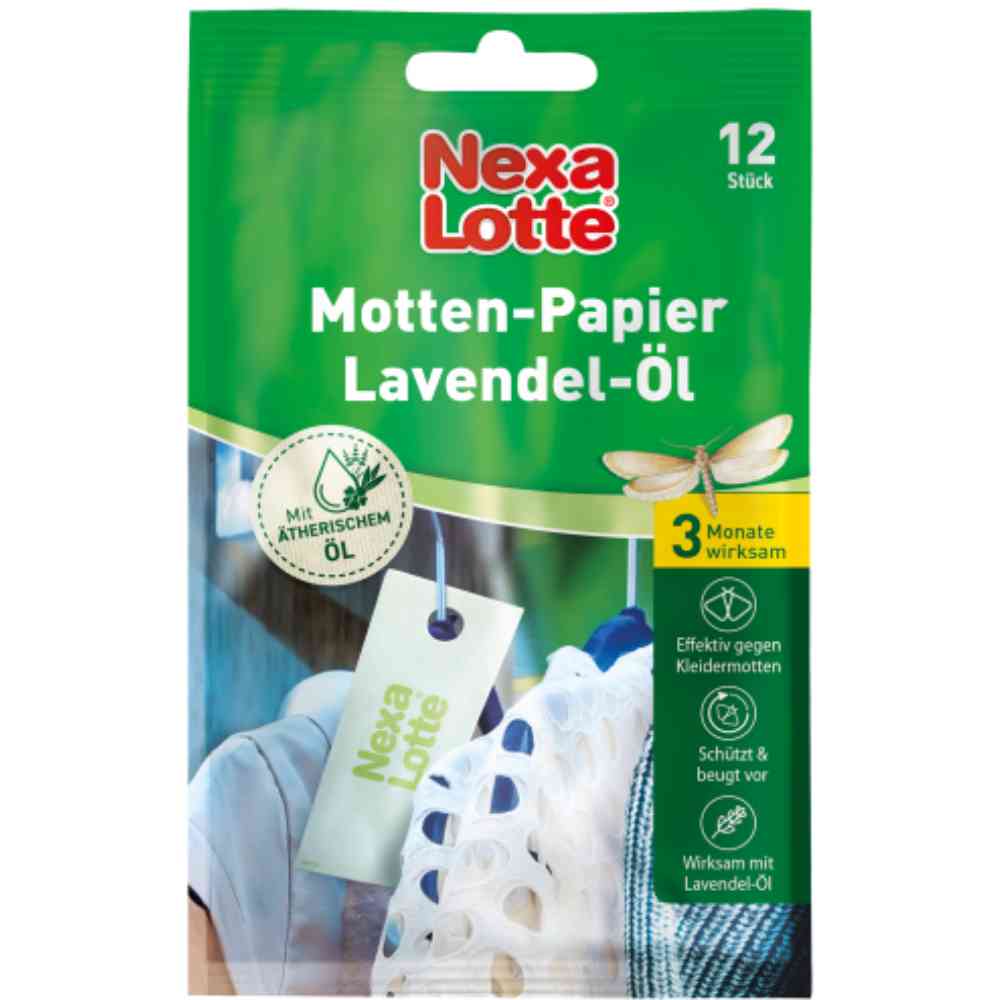 Nexa Lotte Motten-Papier Lavendel-Öl