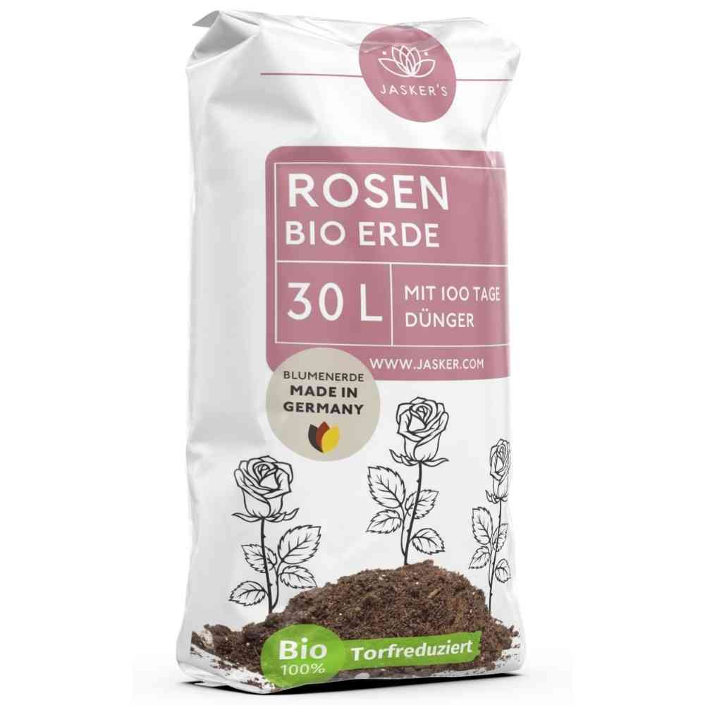 Rosenerde Bio 30 Liter - Blumenerde für Rosen - Erde für Rosen kaufen