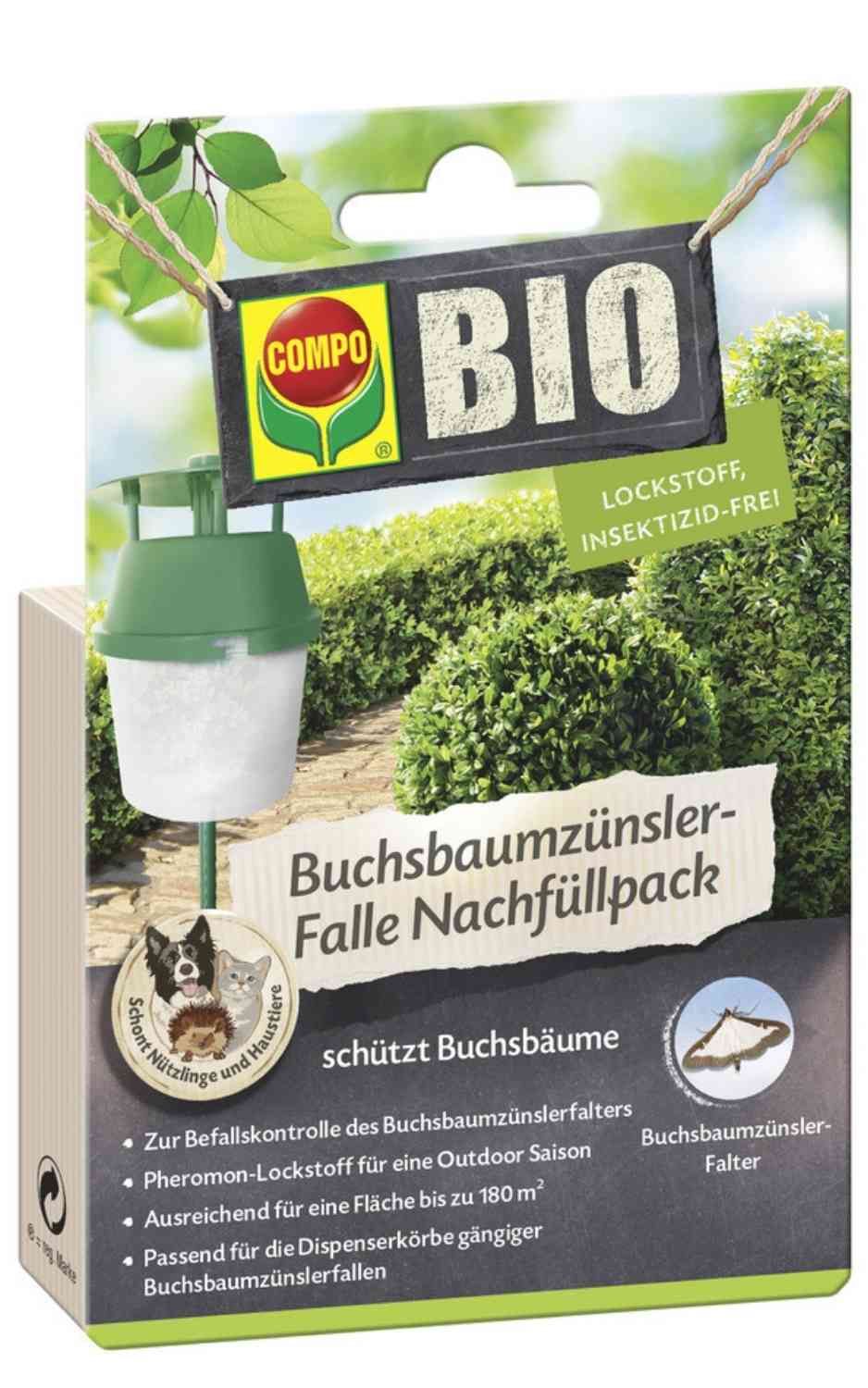 COMPO BIO Buchsbaumzünsler-Falle Nachfüllpack